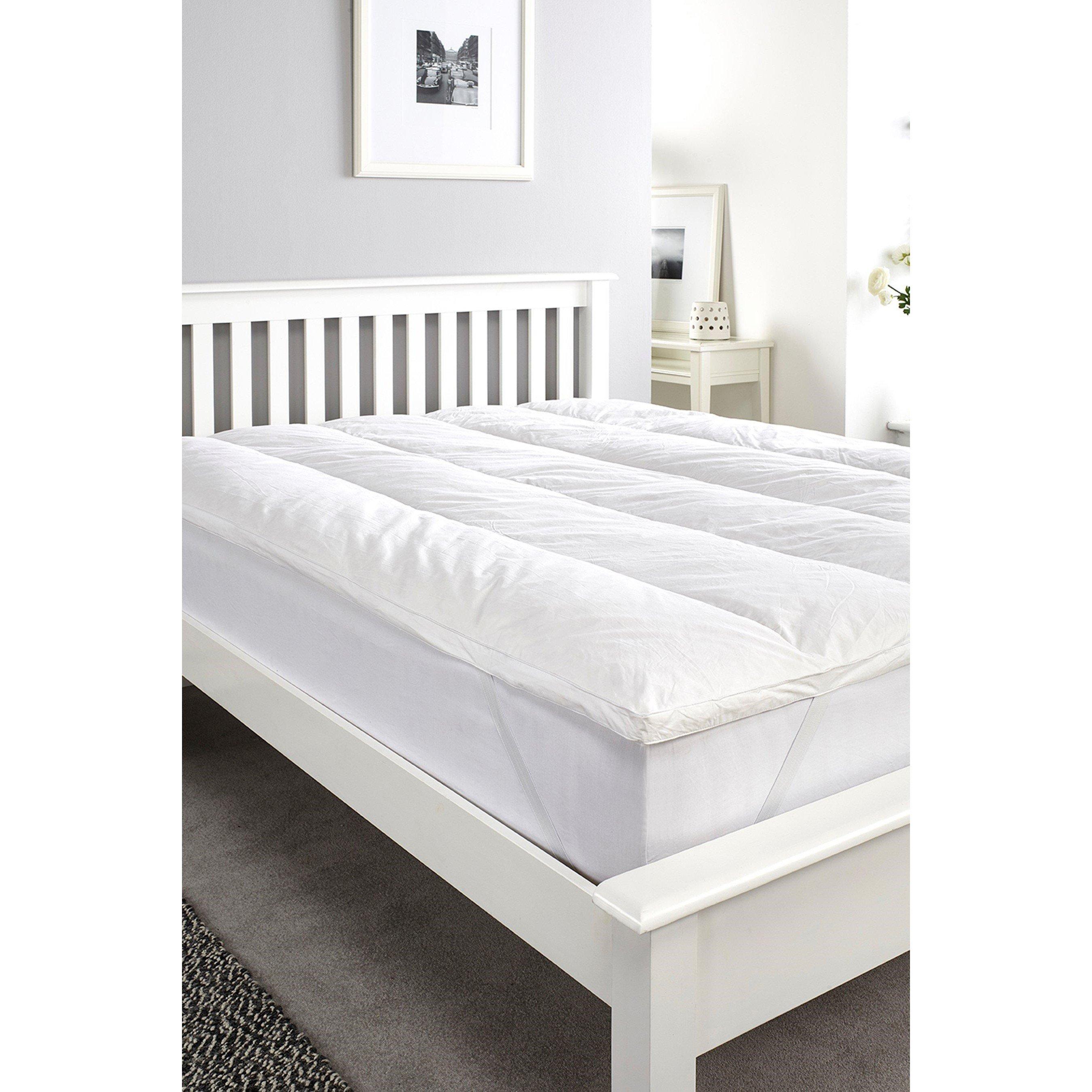 White - Downland - Duck Feather Mattress Topper