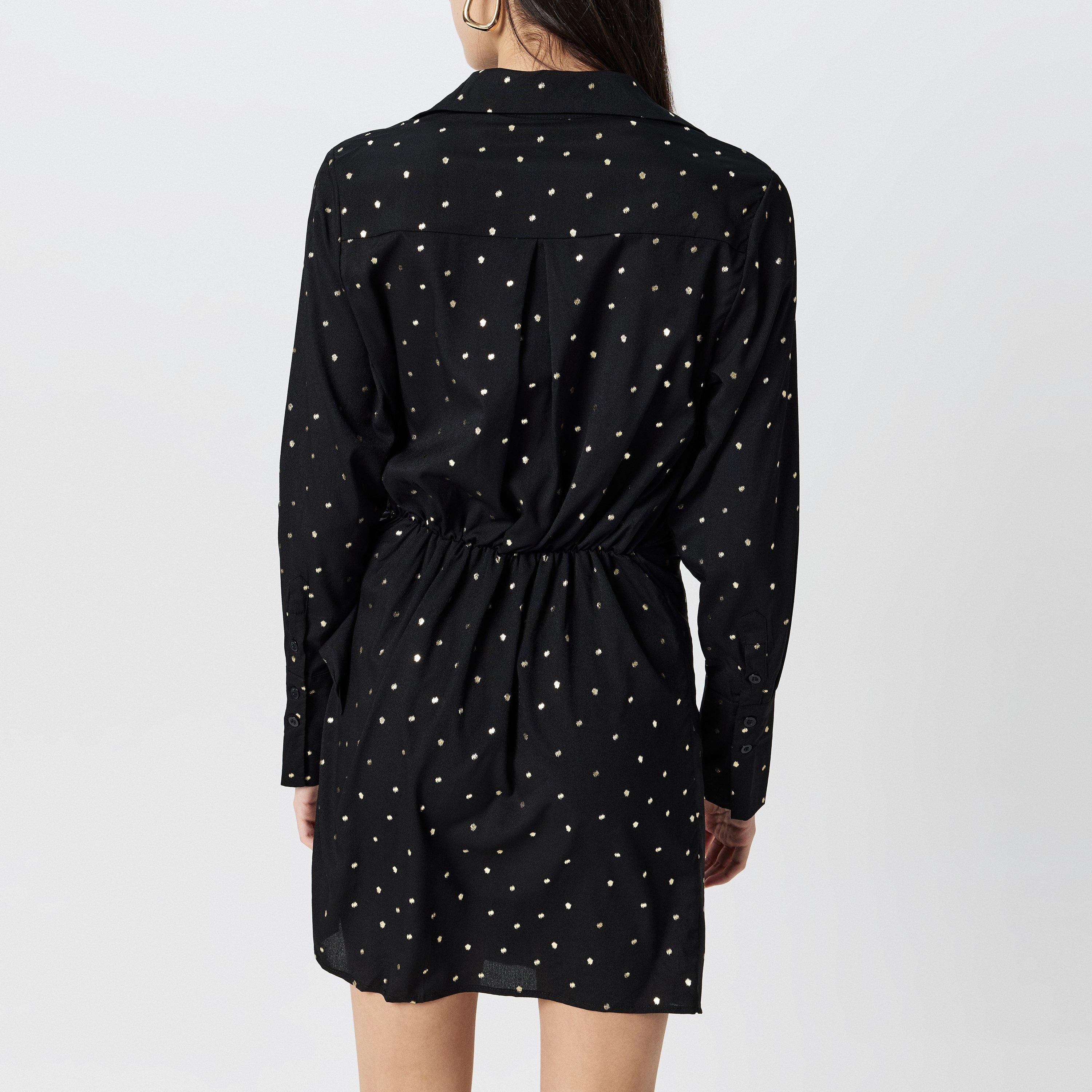 Black - AX Paris - Paris Wrap Mini Dress - 4