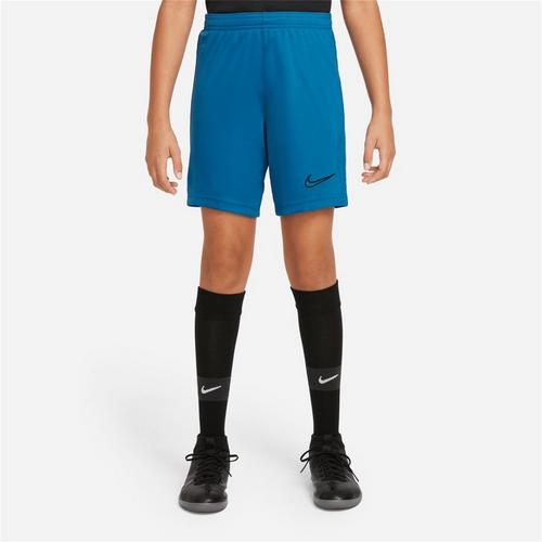 Marina Blue/Bla - Nike - Dri FIT Academy Juniors  Knit Football Shorts - 1