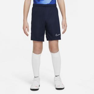 Obsidian/White - Nike - Dri FIT Academy Juniors  Knit Football Shorts - 5