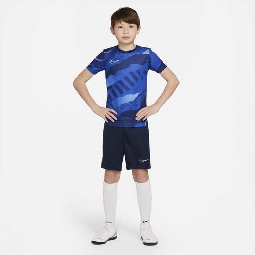 Obsidian/White - Nike - Dri FIT Academy Juniors  Knit Football Shorts - 6
