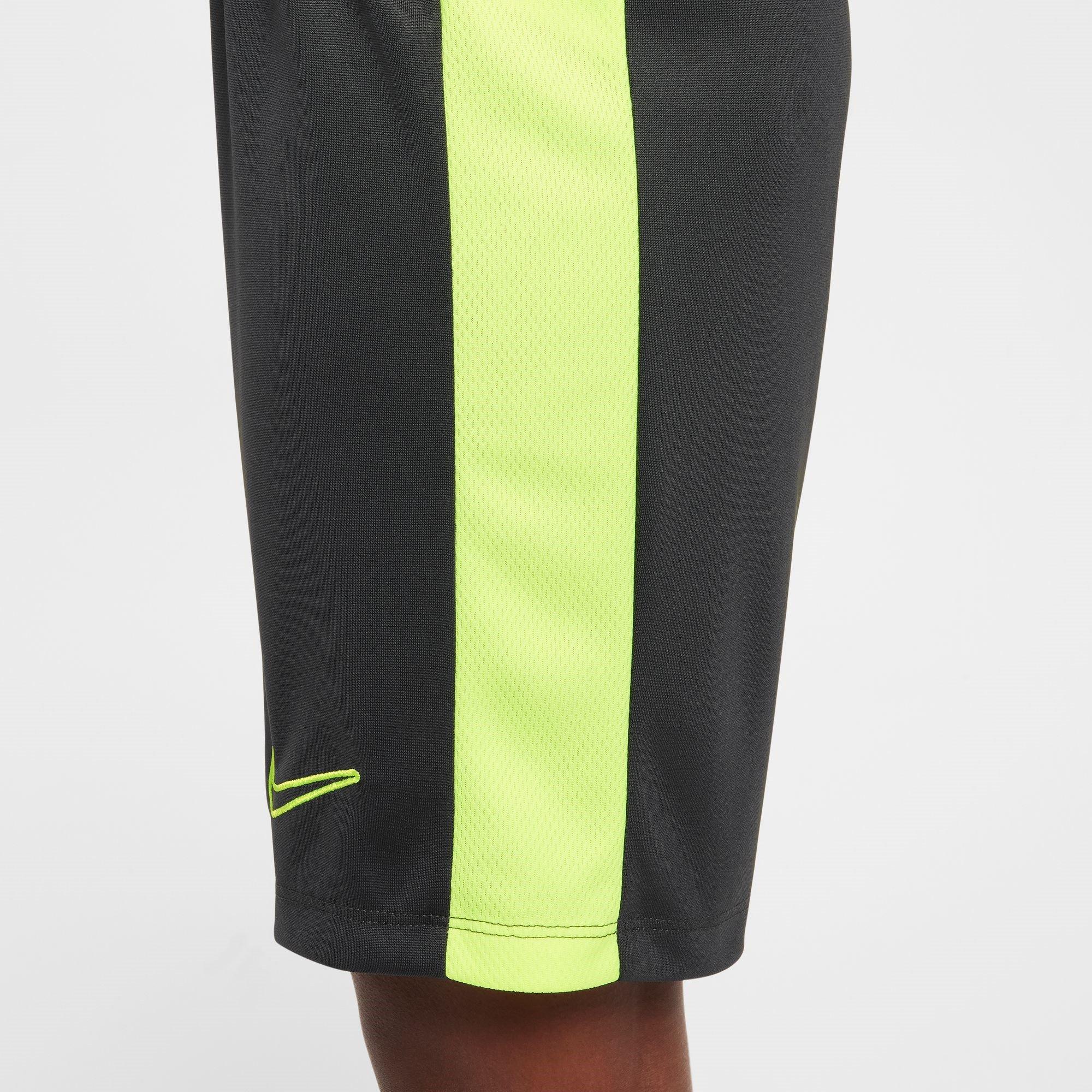 Anthracite/Volt - Nike - Dri FIT Academy 23 Juniors Football Shorts - 10
