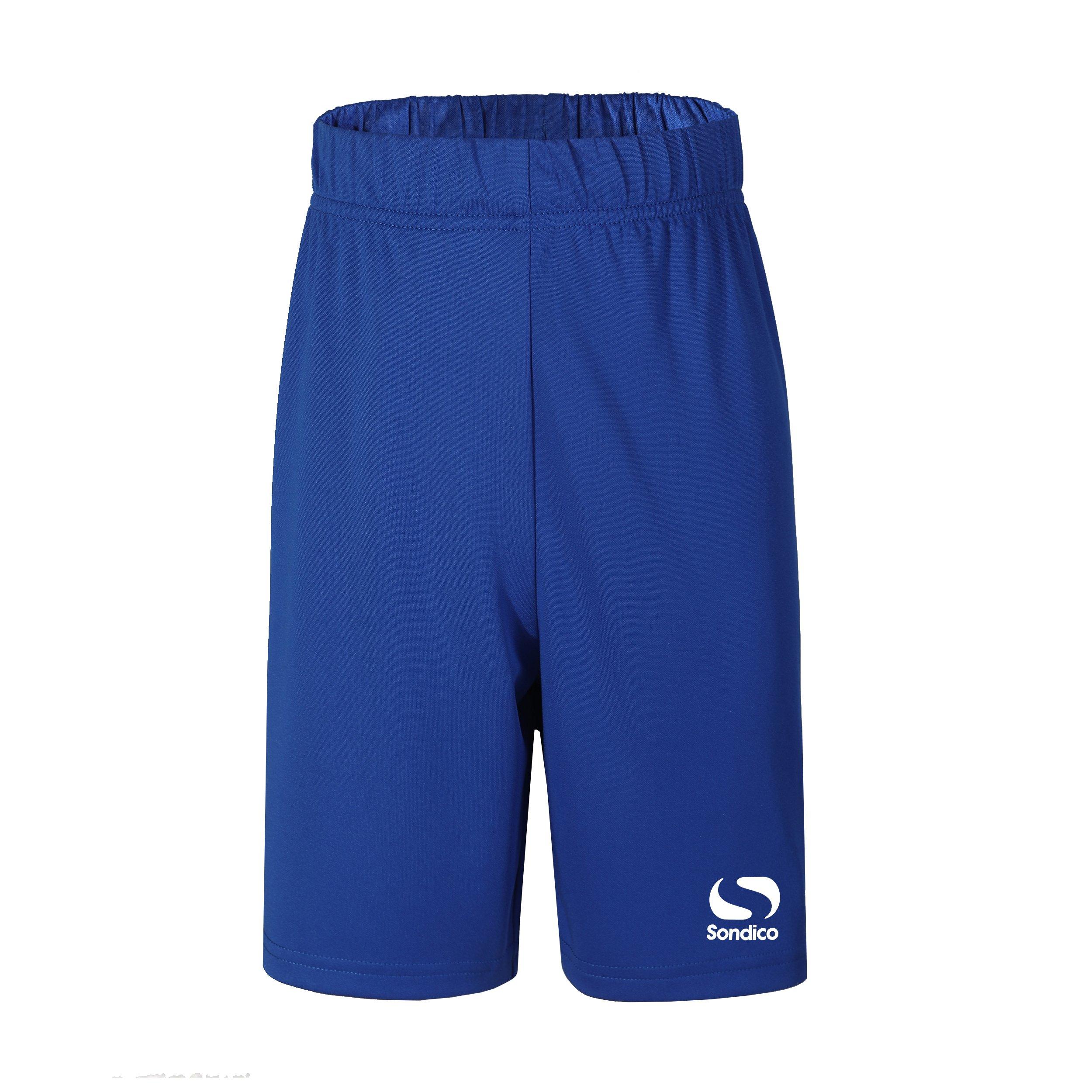 Sondico Boys Core Football Shorts Junior - Royal - 9-10 Years
