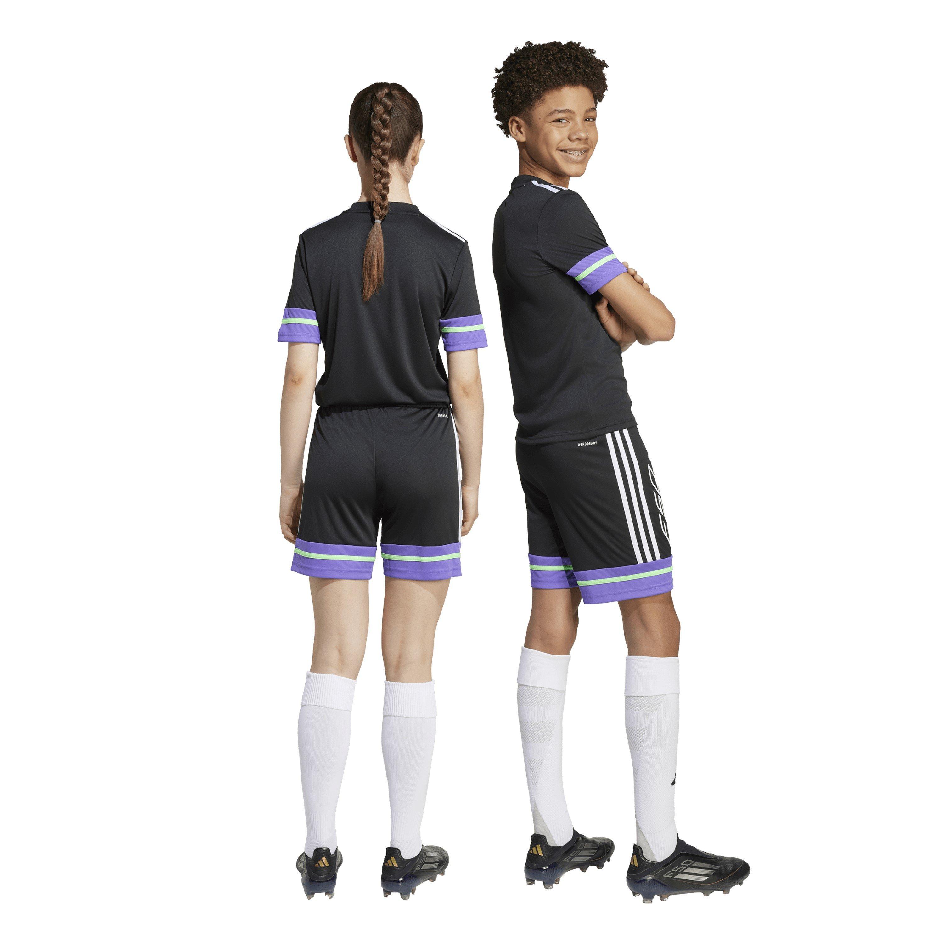 Zwart/Paars - adidas - F50 Training Shorts Juniors - 3