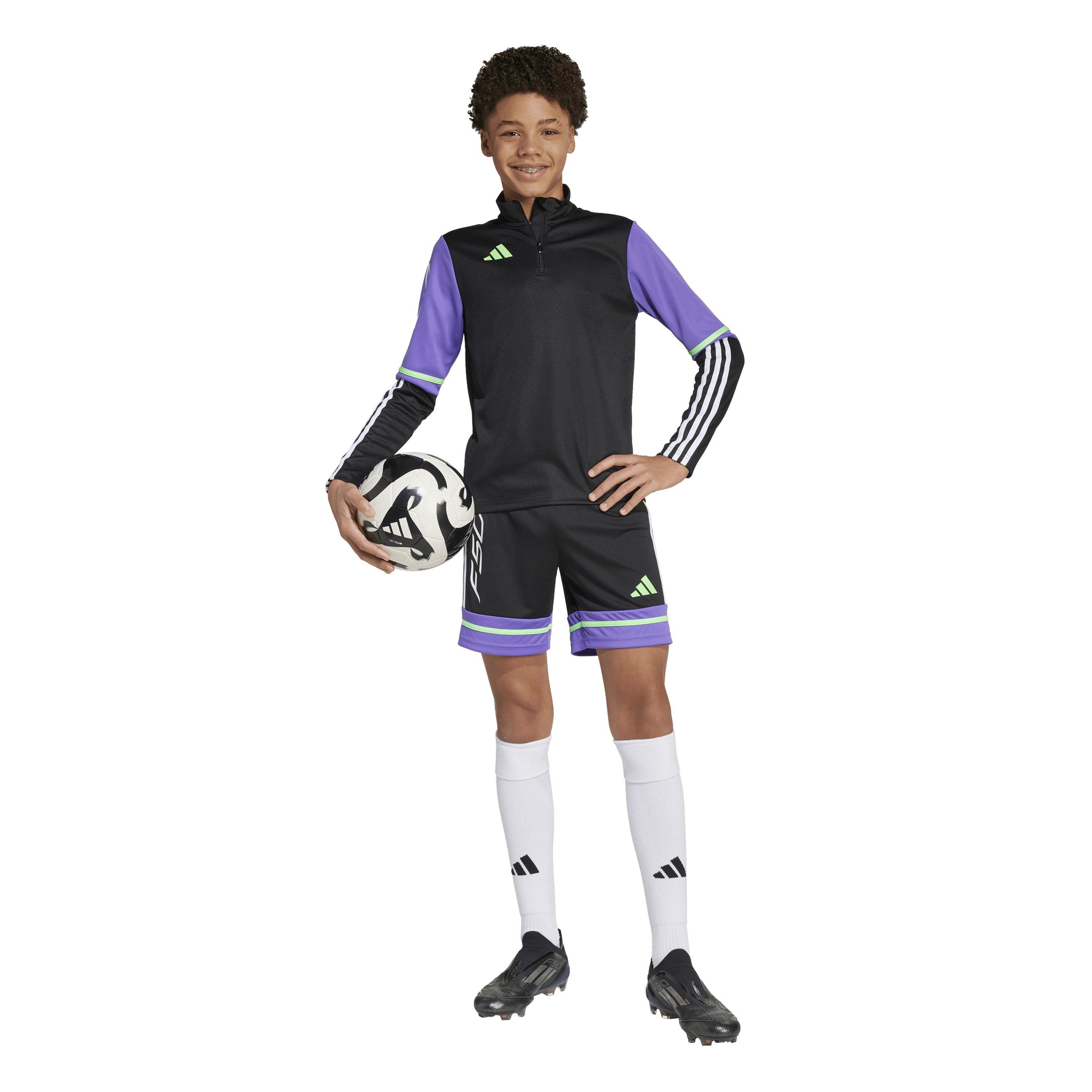 Zwart/Paars - adidas - F50 Training Shorts Juniors - 7