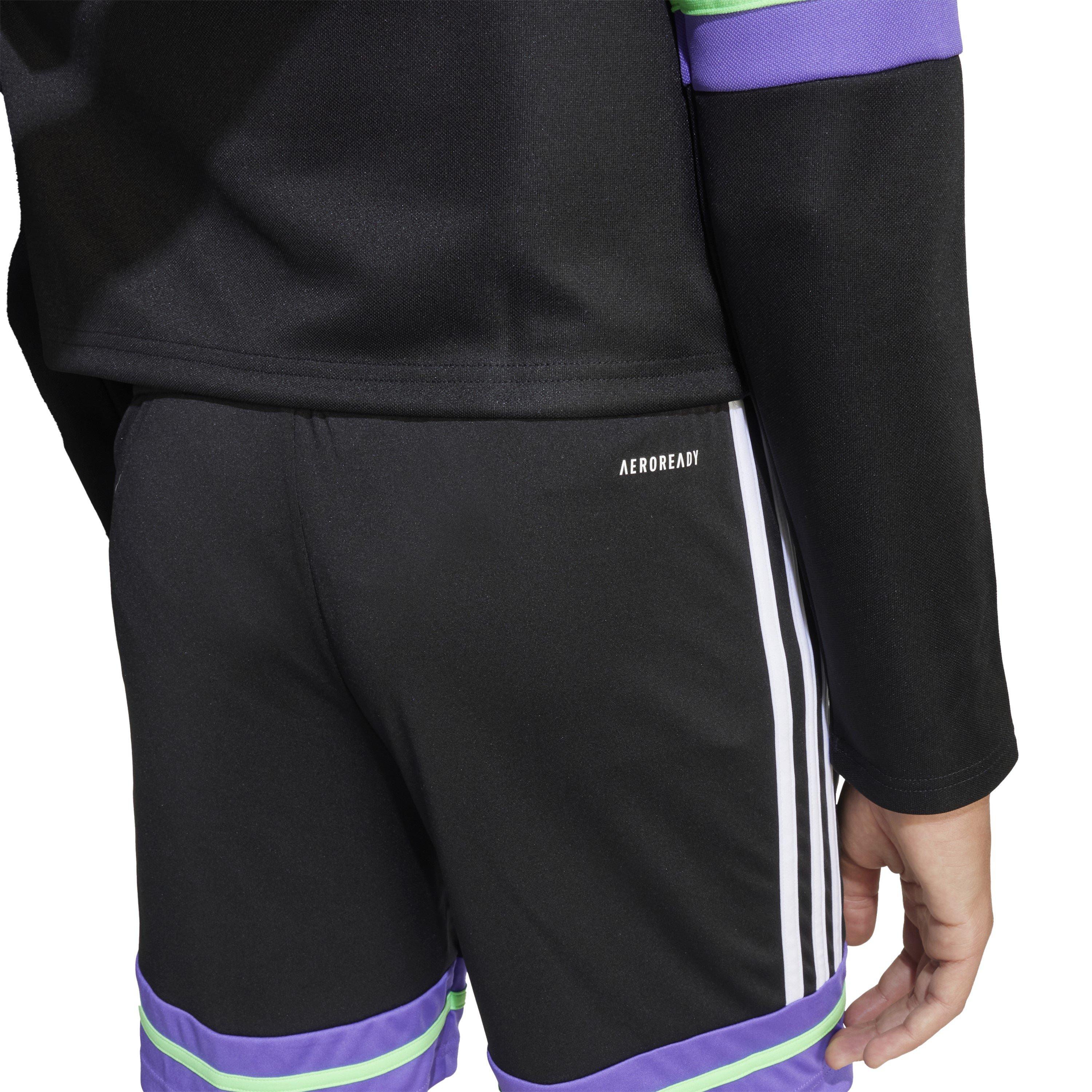 Zwart/Paars - adidas - F50 Training Shorts Juniors - 8