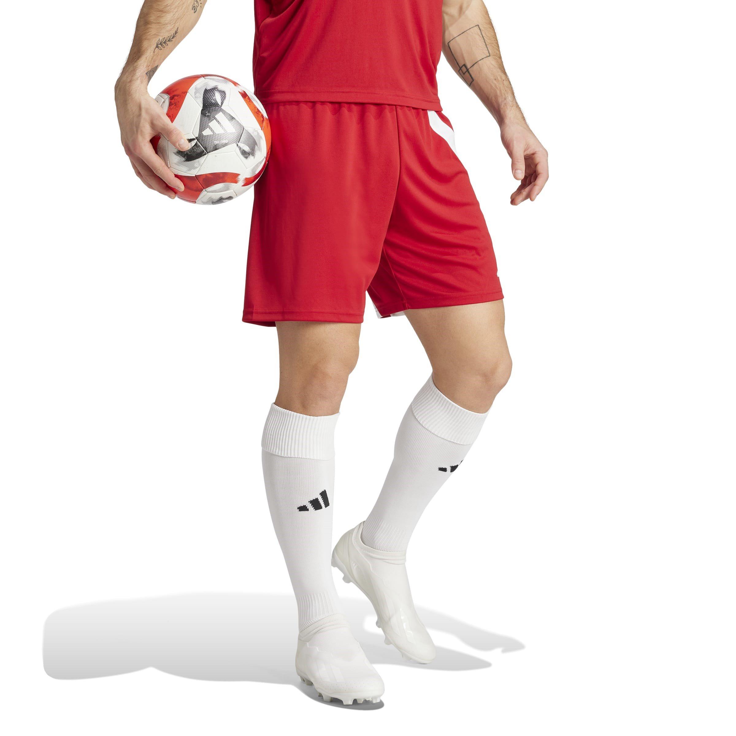 power red 2/wht - adidas - Fortore 23 Shorts Mens - 3