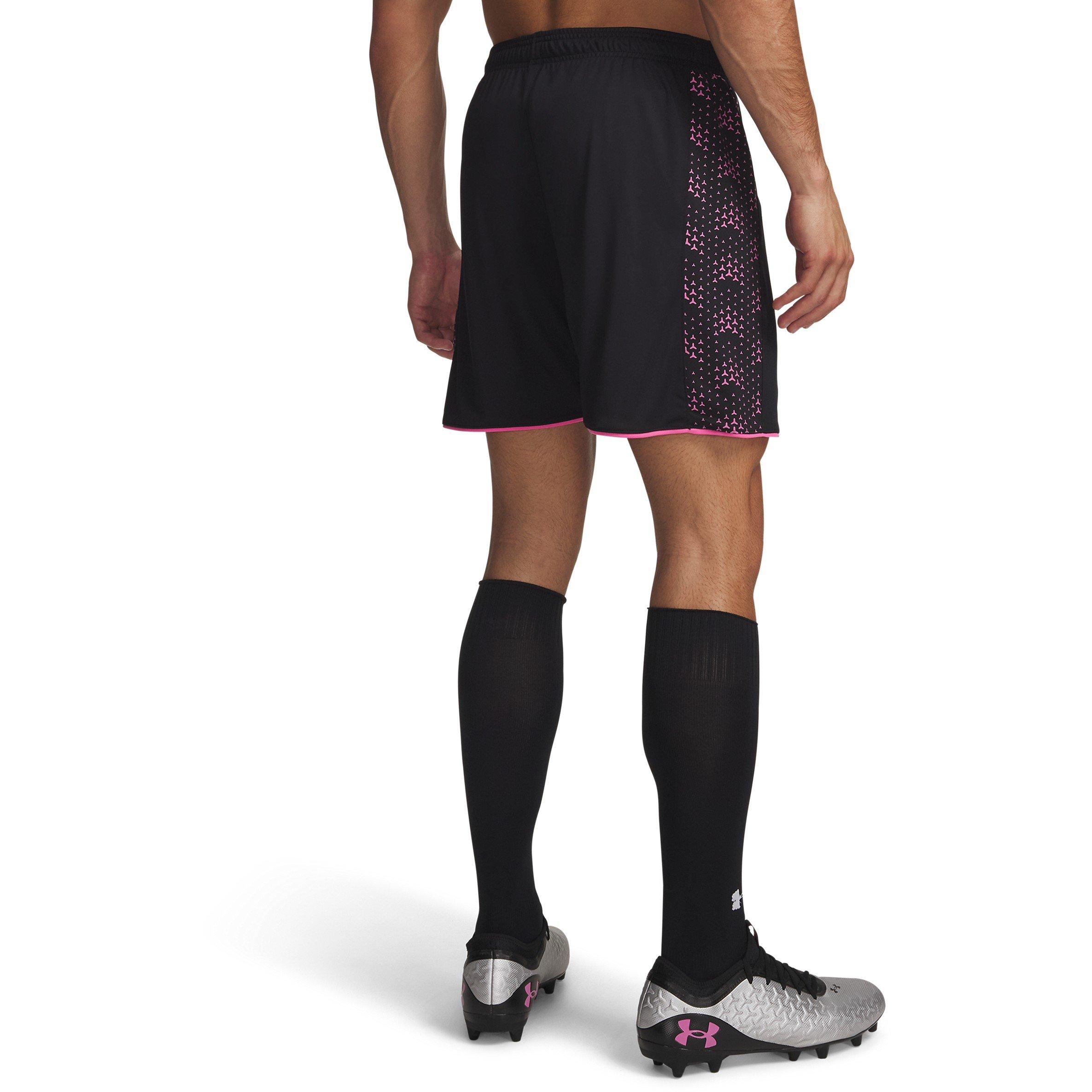 Negro / Rosa - Under Armour - Men's Challenger Novelty Football Shorts - 2