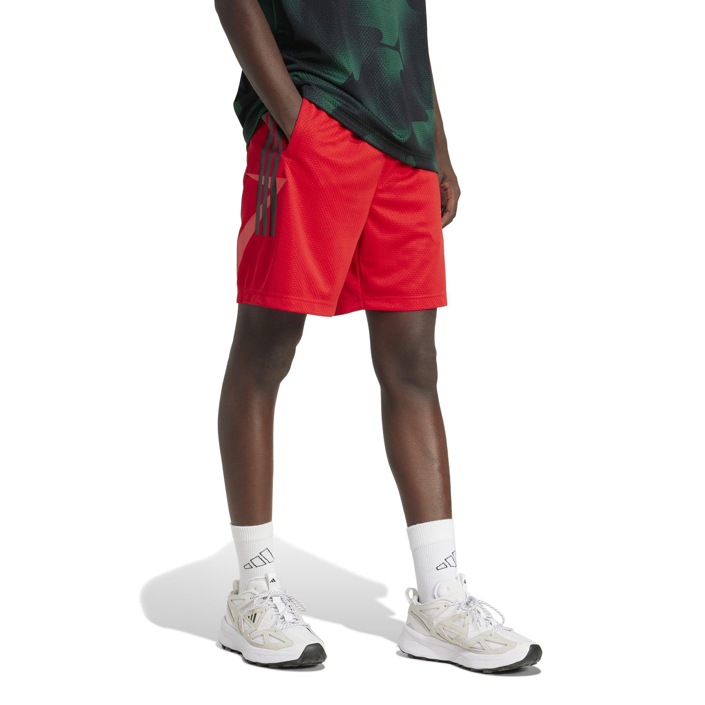 Vermelho/Branco/Vermelho - adidas - House of Tiro Nations Pack Shorts Adults - 4