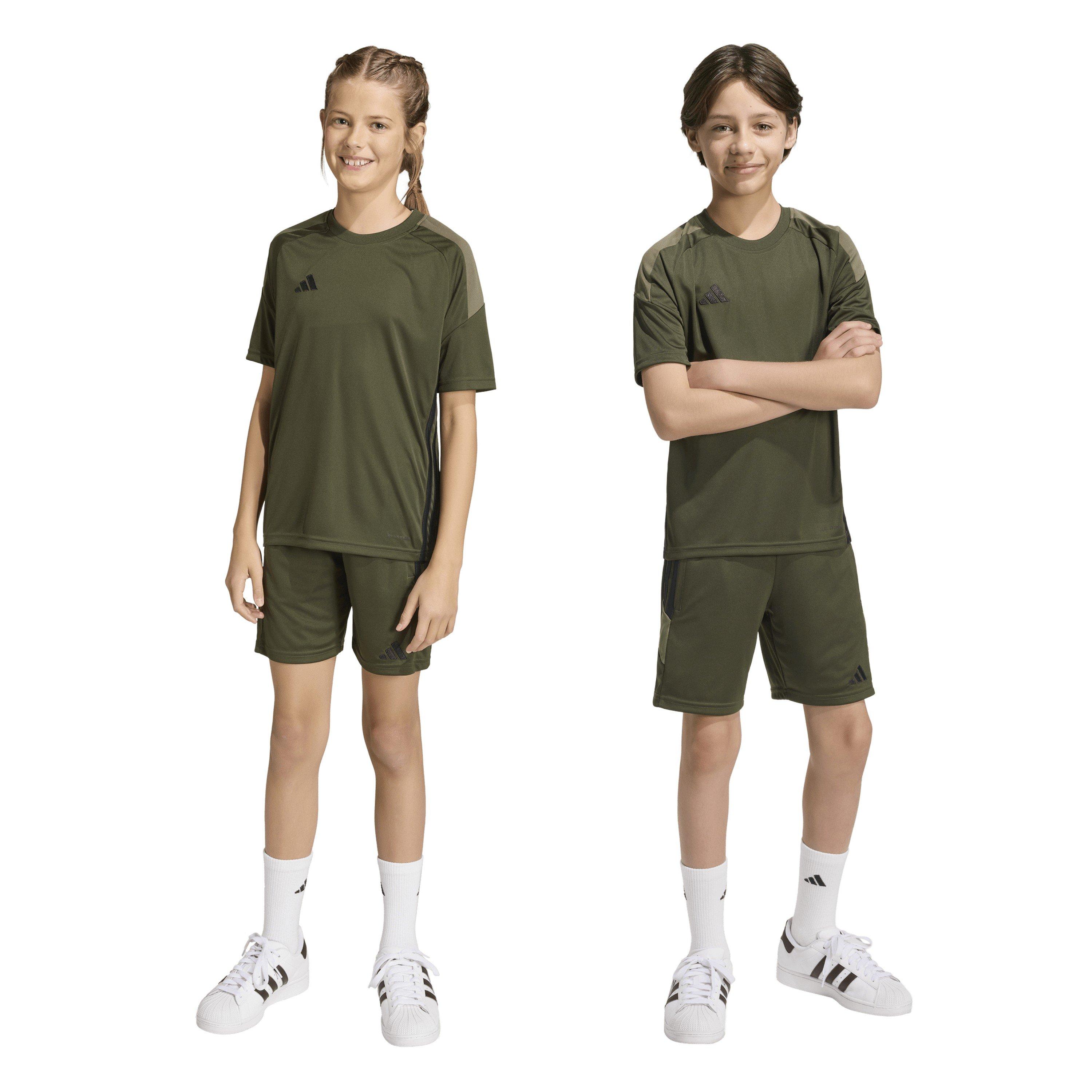 Cargo/Olive/Blk - adidas - Adidas Tiro Es Short Jn62 - 4