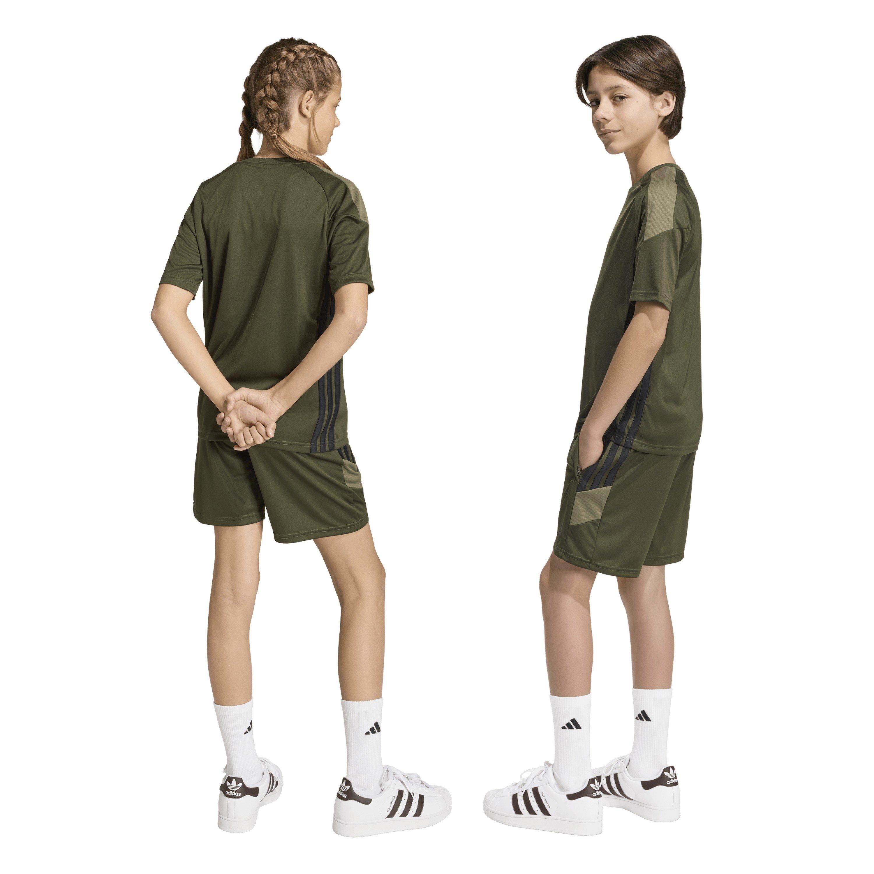 Cargo/Olive/Blk - adidas - Adidas Tiro Es Short Jn62 - 5