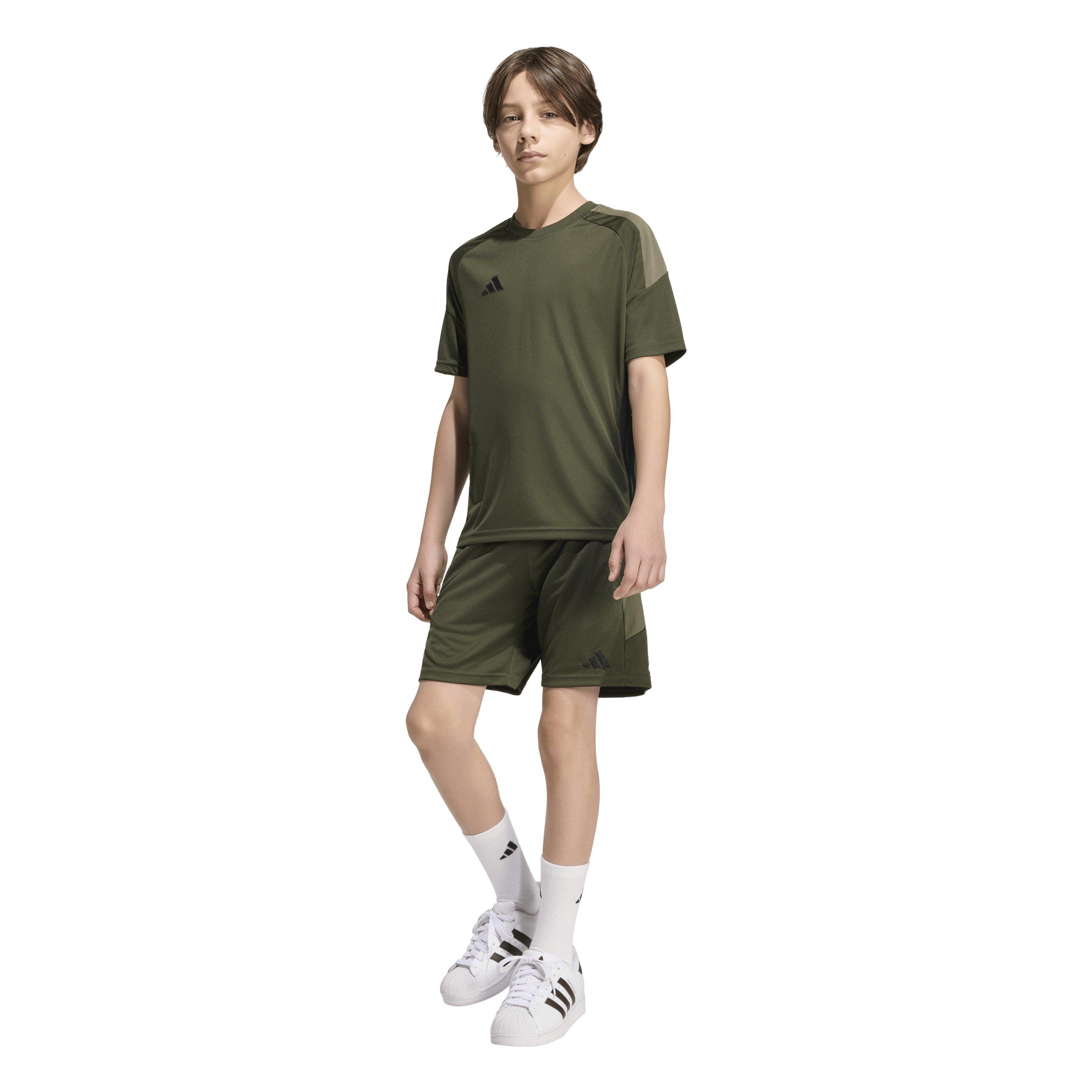 Cargo/Olive/Blk - adidas - Adidas Tiro Es Short Jn62 - 7