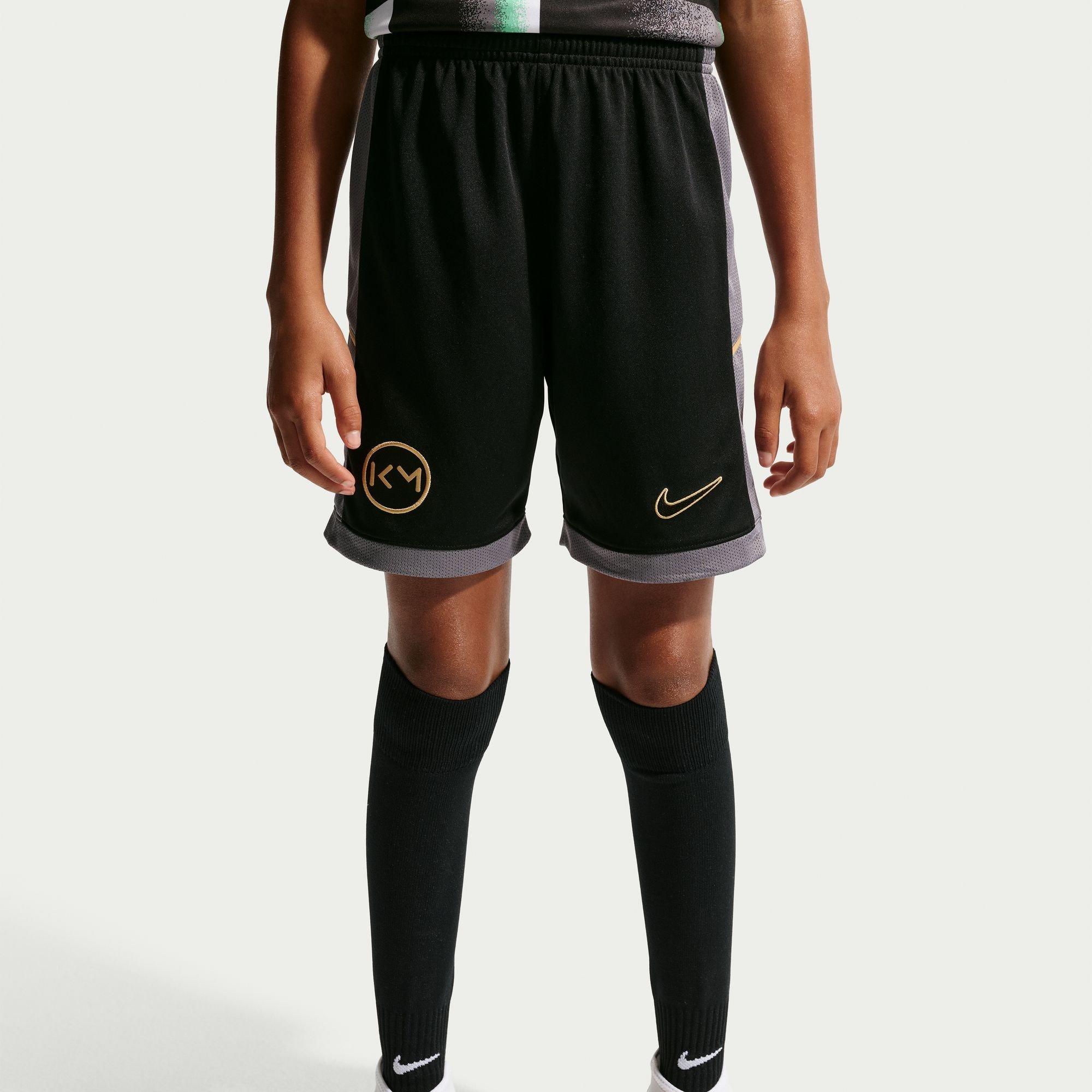 Black/Grey/Gold - Nike - Kids' Academy 25 Dri-FIT Football Shorts - 11