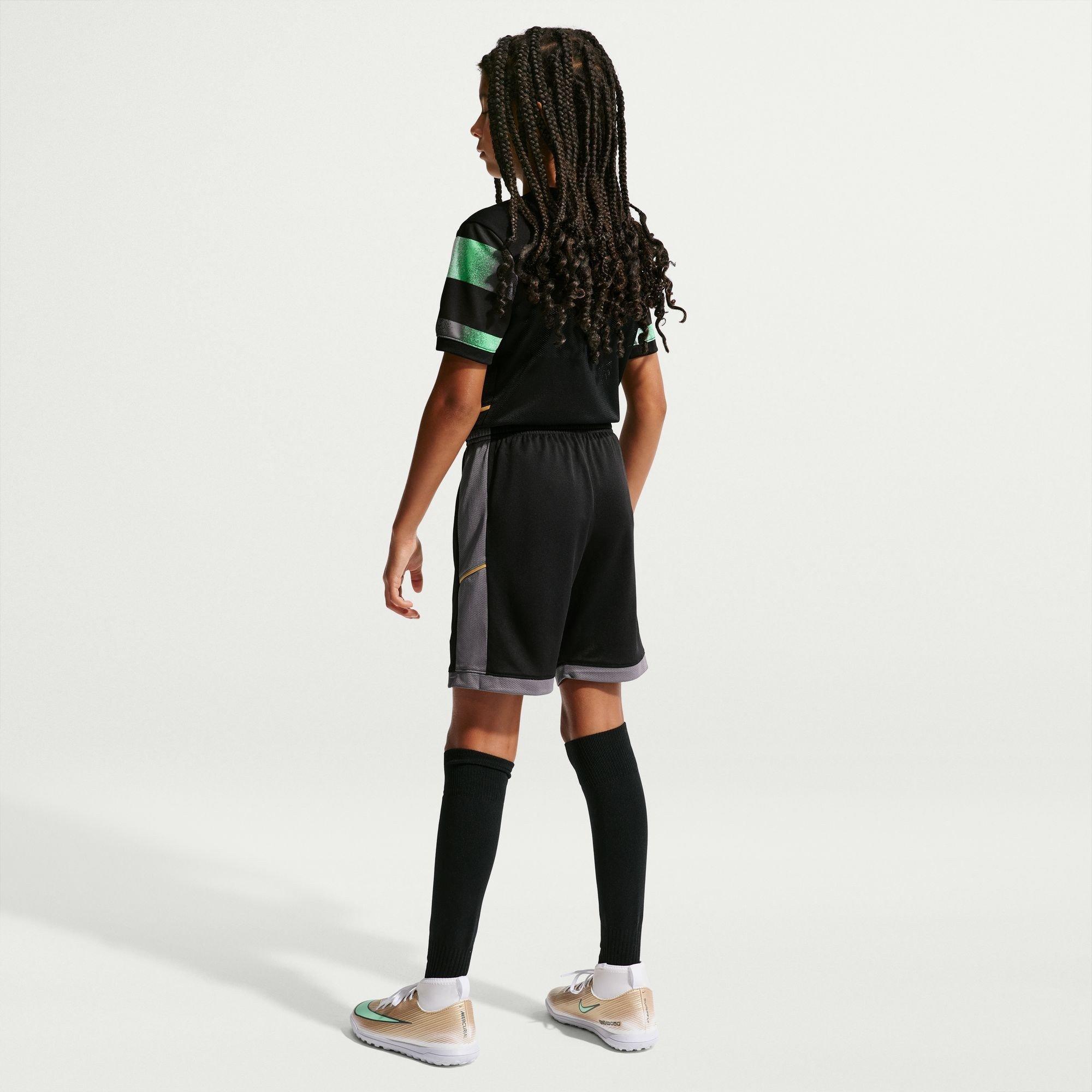 Black/Grey/Gold - Nike - Kids' Academy 25 Dri-FIT Football Shorts - 9