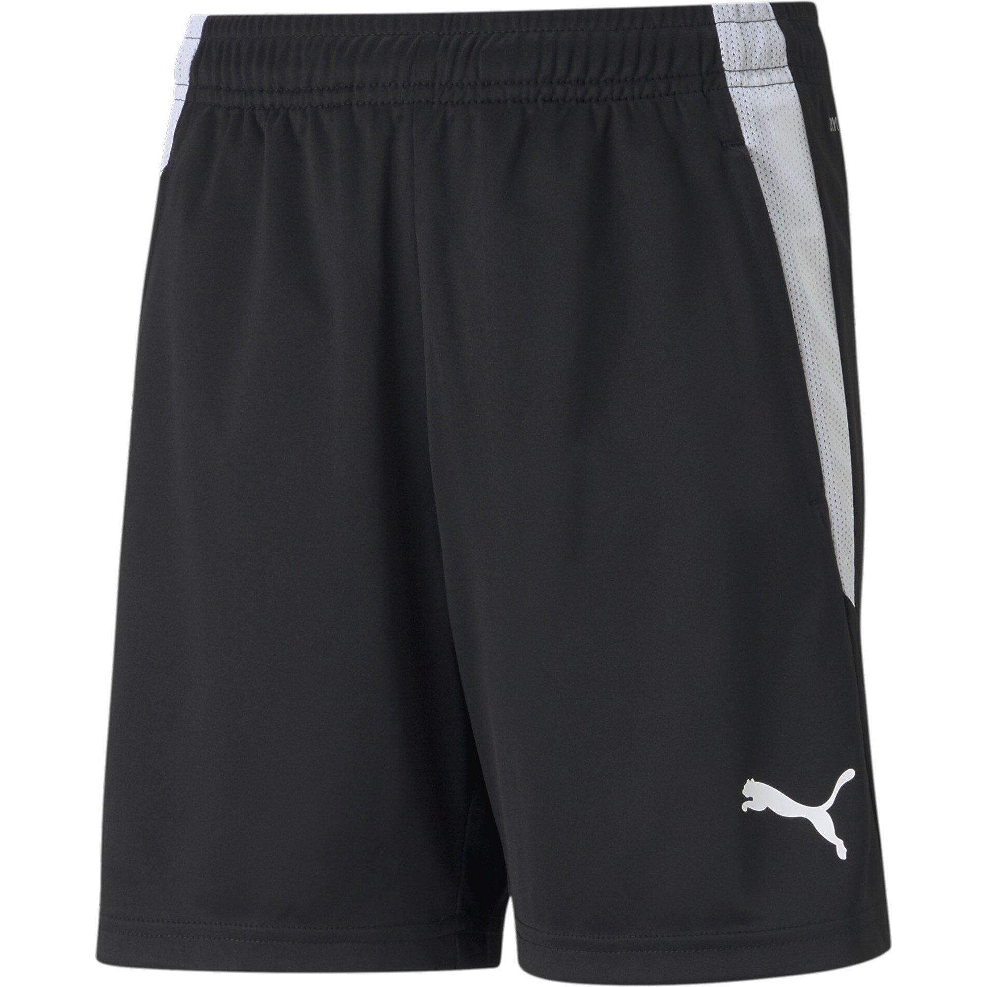 Puma  Kids Teamliga Training Shorts Jr Football Short - Black-White - 9-10 (M)
