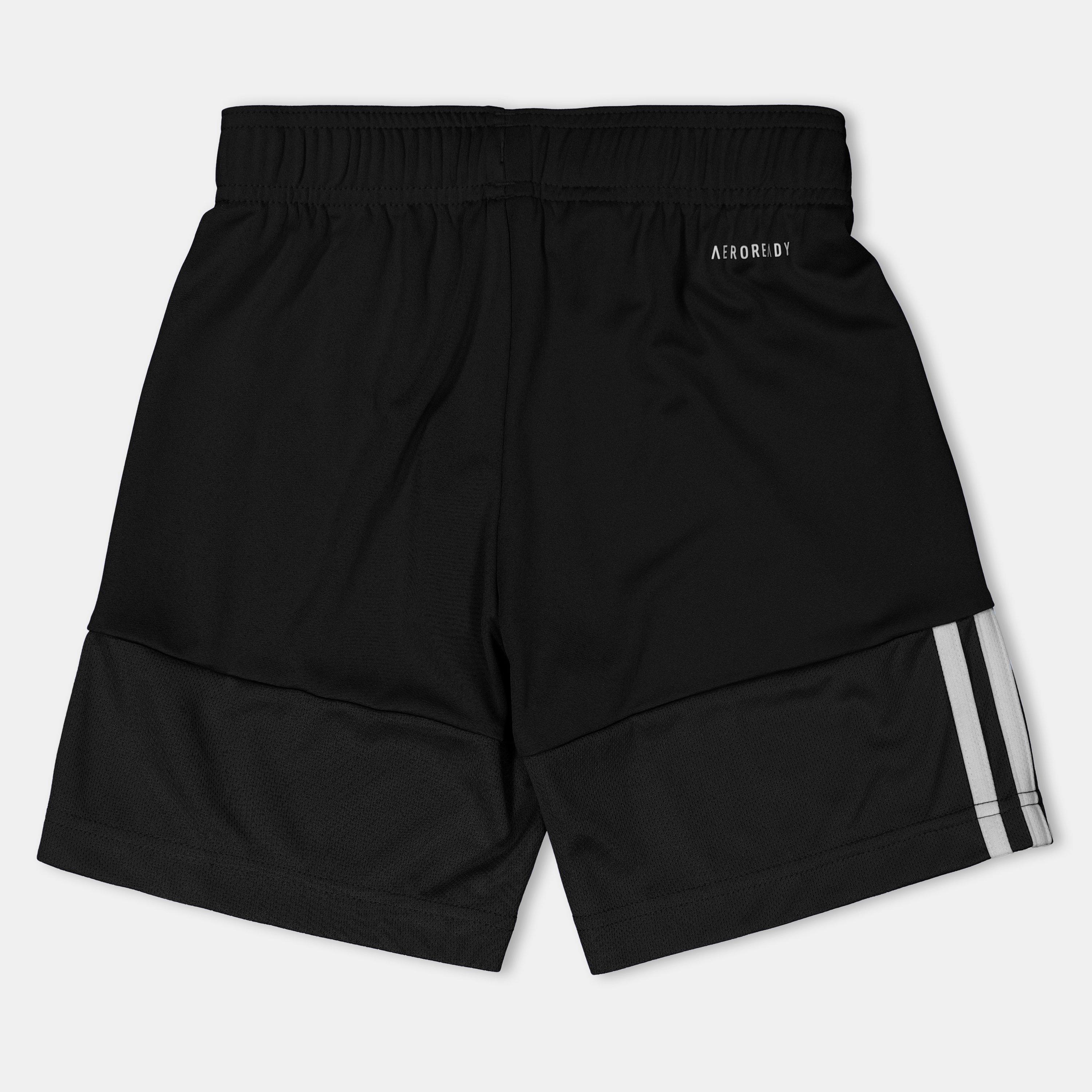 Noir/Blanc - adidas - Sereno Training Shorts Juniors - 2