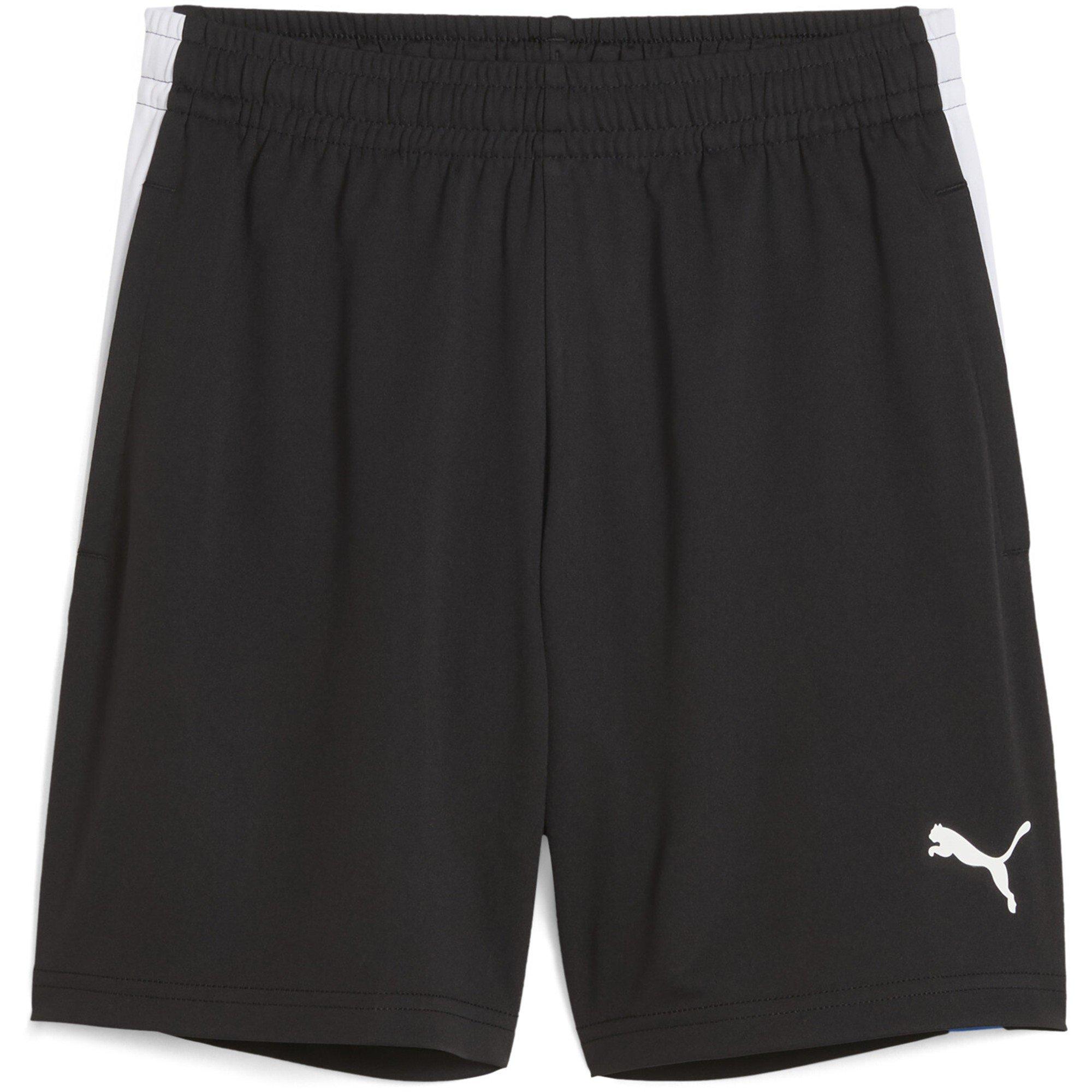 Blk-Wht-UltrBlu - Puma - Kids' Individualliga Training Football Shorts - 1