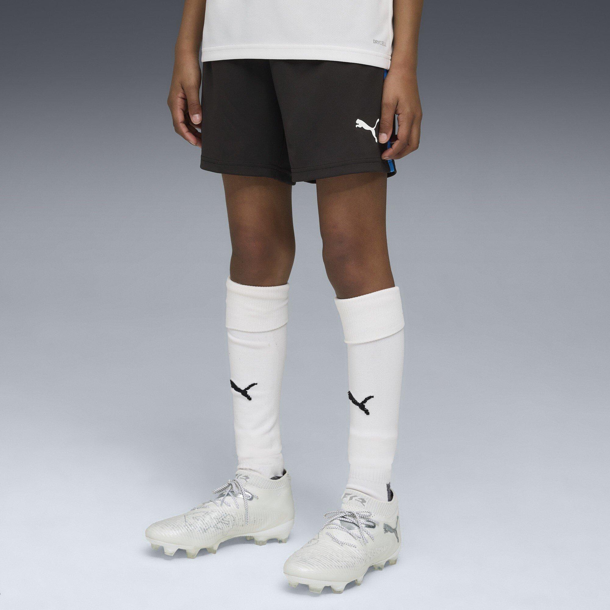 Blk-Wht-UltrBlu - Puma - Kids' Individualliga Training Football Shorts - 3