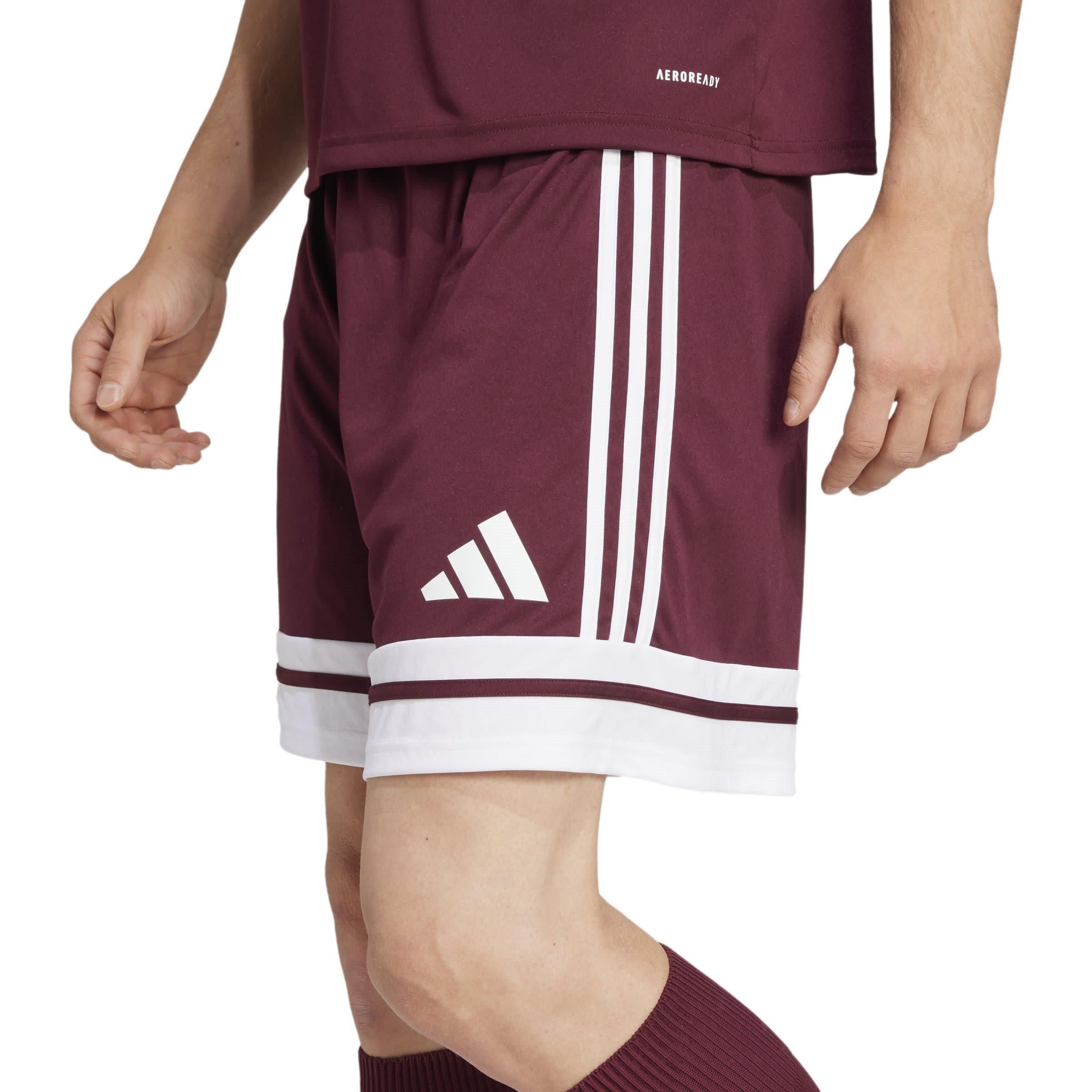 Maroon 2/White - adidas - Squadra 25 Shorts Mens - 6