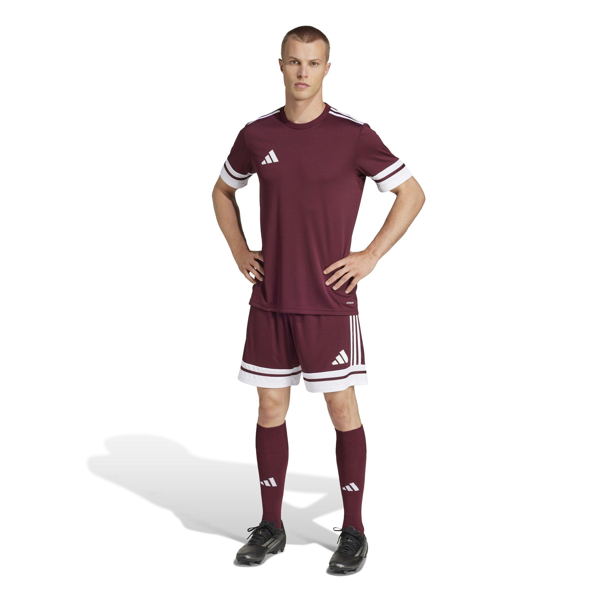 Maroon 2/White - adidas - Squadra 25 Shorts Mens - 8