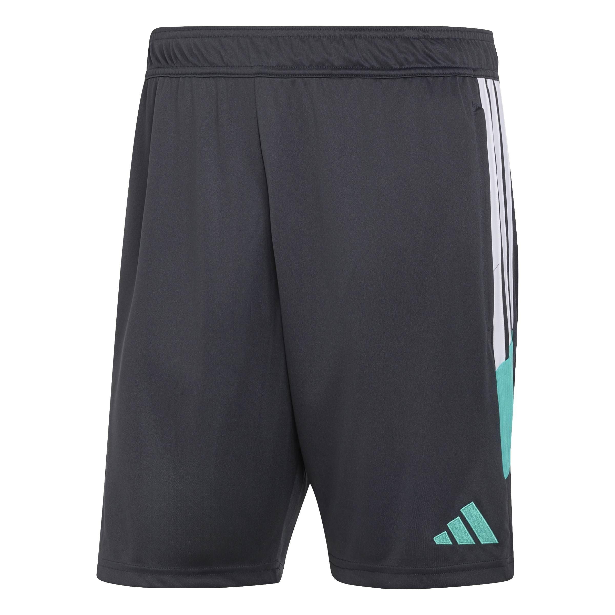 Grey/Mint/White - adidas - Tiro Essential Training Shorts - 1