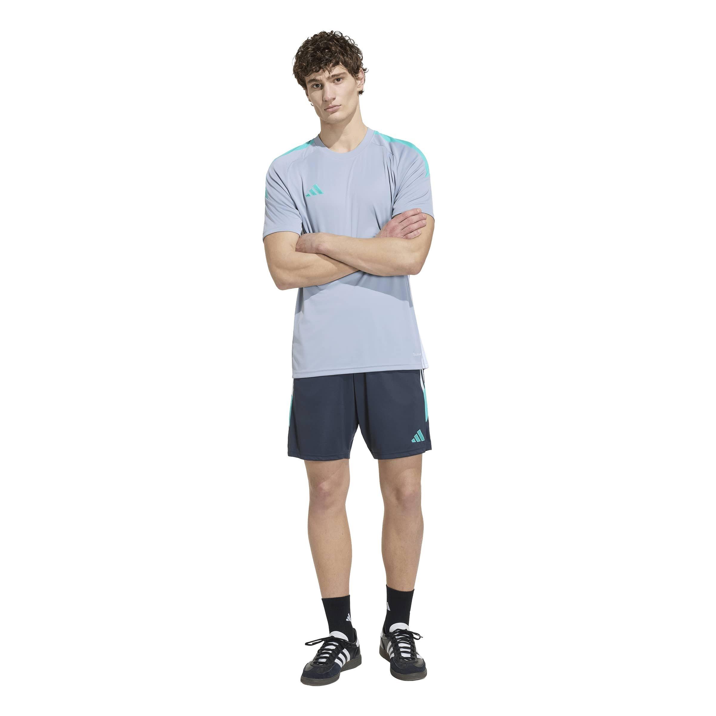 Grey/Mint/White - adidas - Tiro Essential Training Shorts - 6