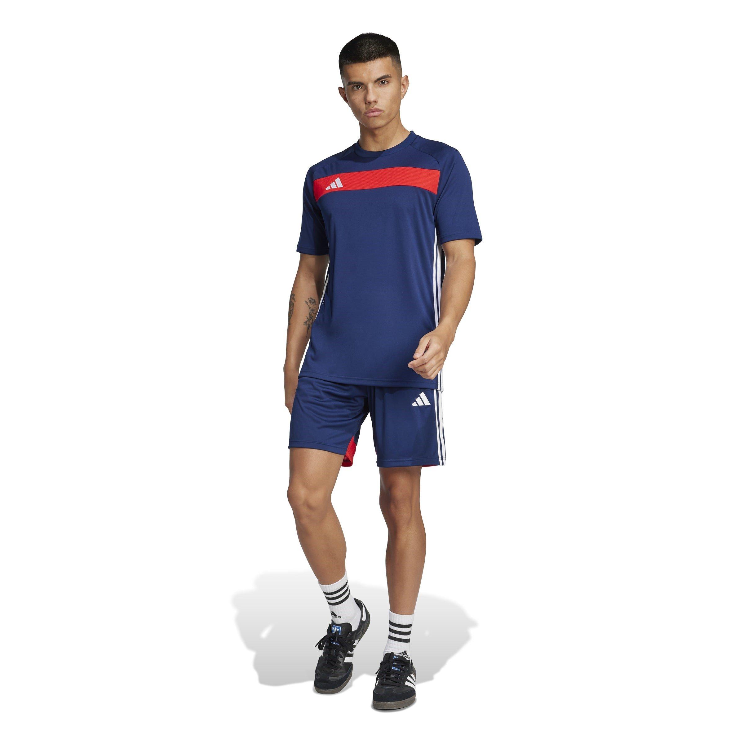 Navy Blue/Red - adidas - Essential Training Shorts - 7