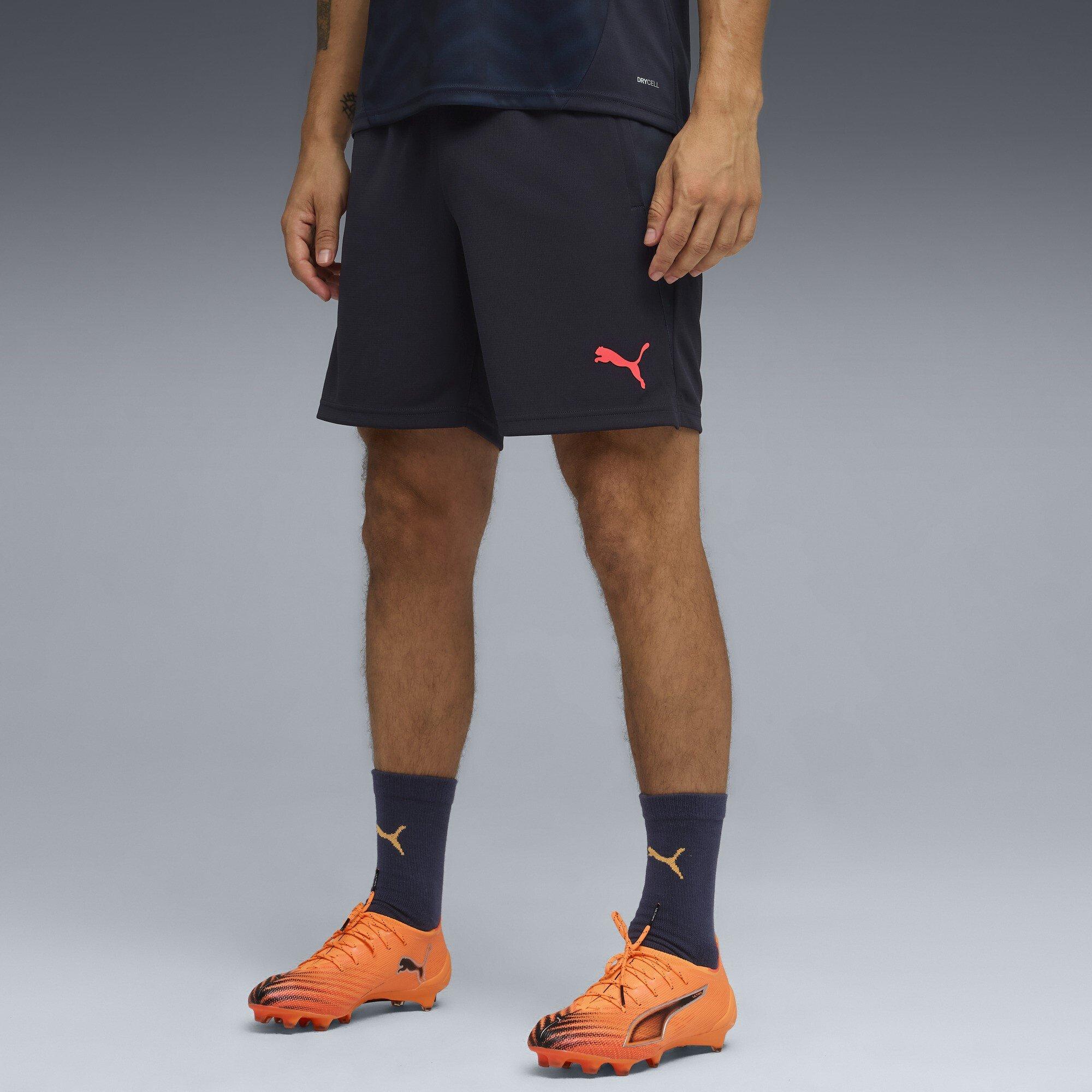 Navy/Orange - Puma - Individual Cup Shorts Adults - 3