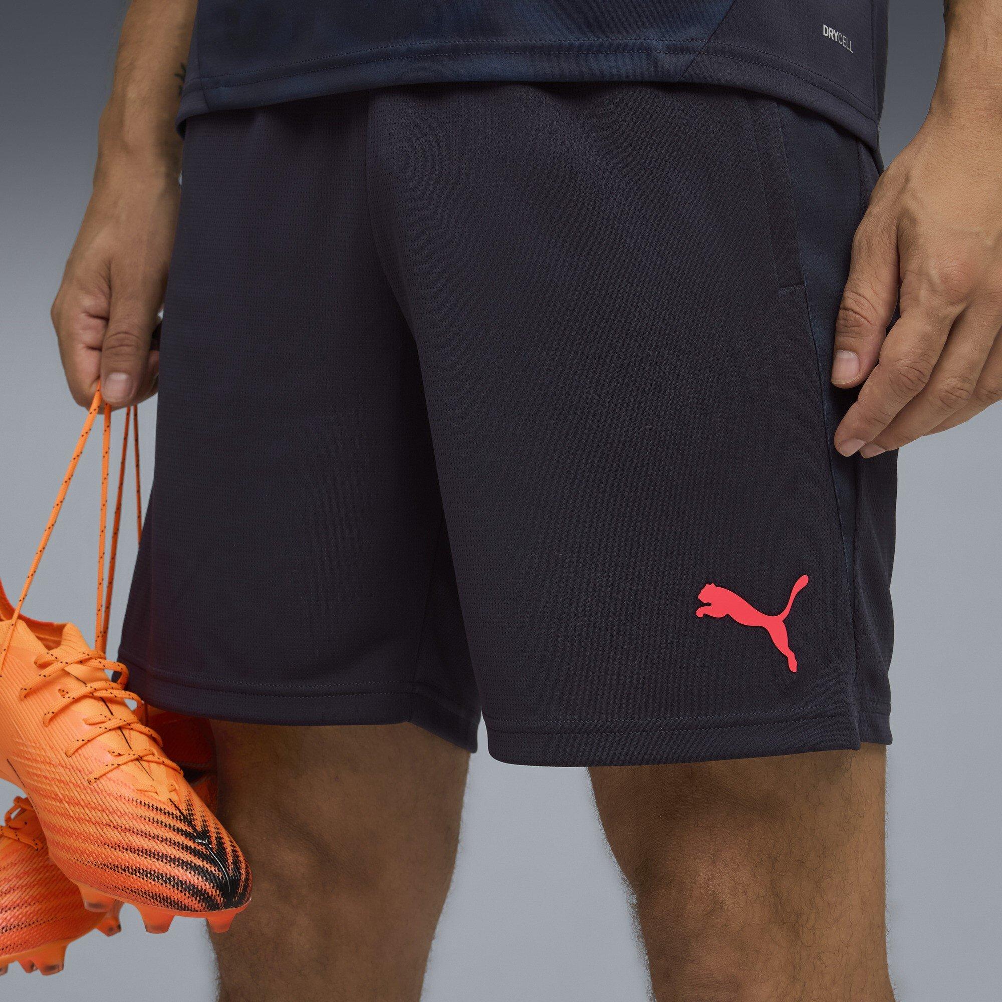 Navy/Orange - Puma - Individual Cup Shorts Adults - 4