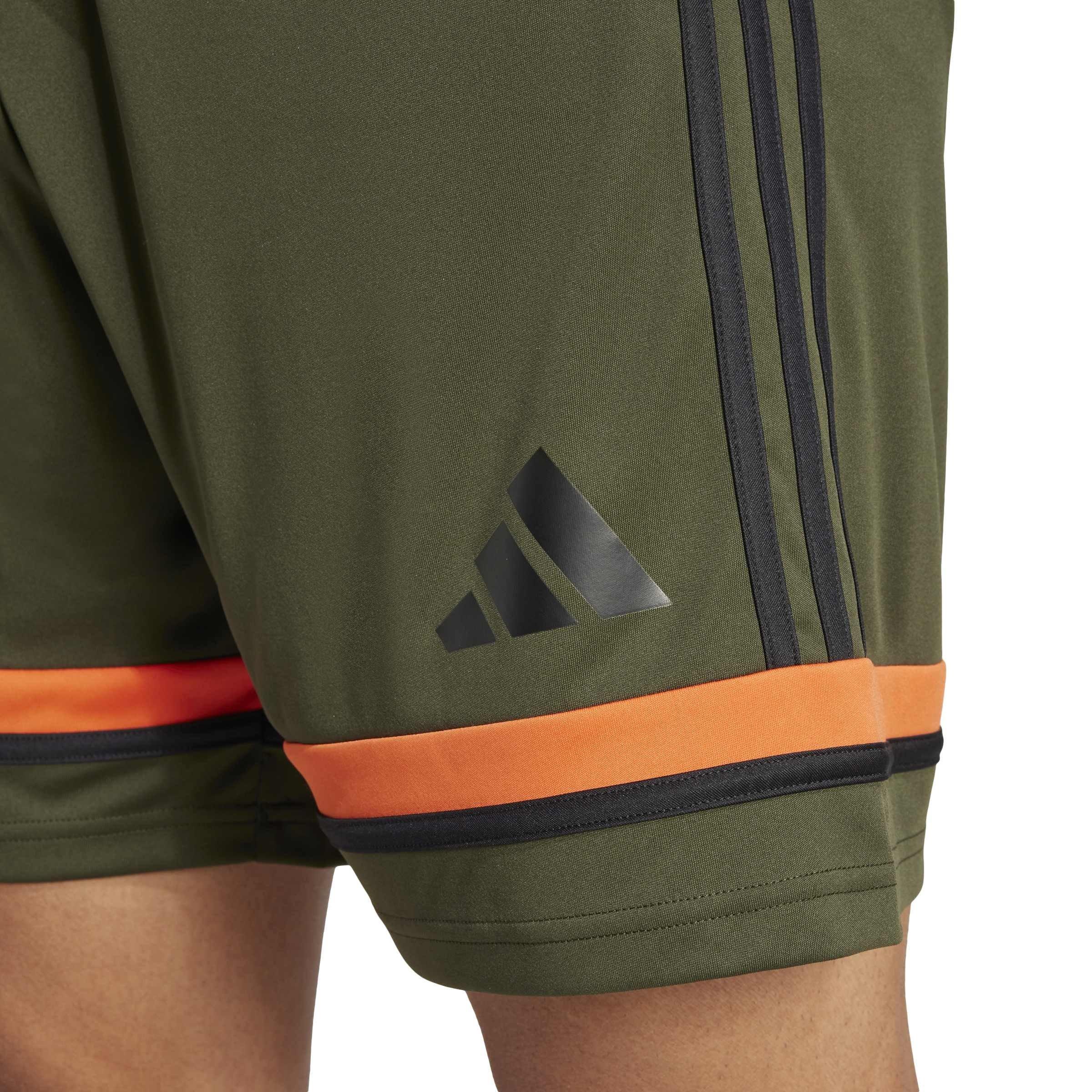 adidas Squadra 25 Shorts Night Cargo/Black/Semi Impact Orange — foto 3