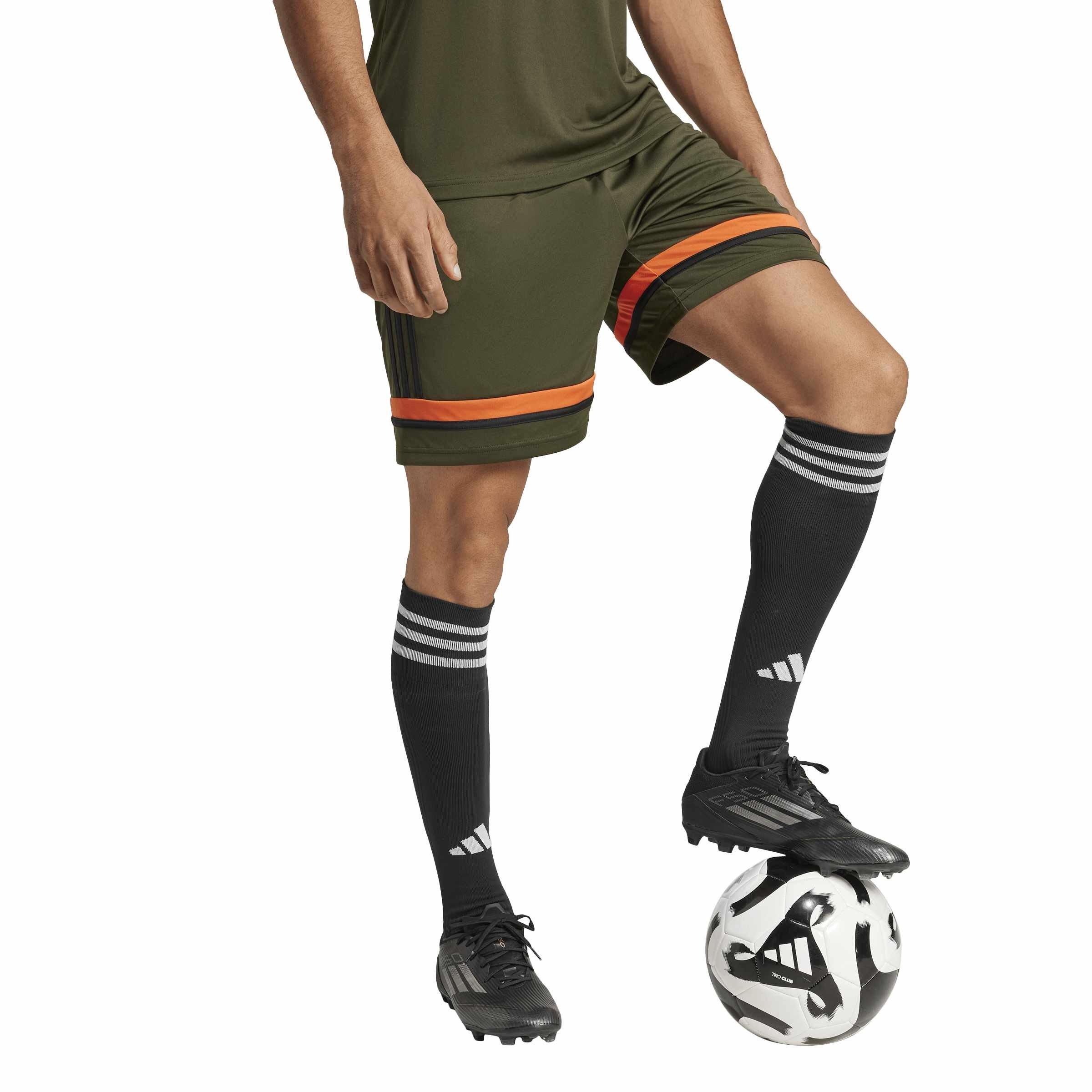adidas Squadra 25 Shorts Night Cargo/Black/Semi Impact Orange — foto 5
