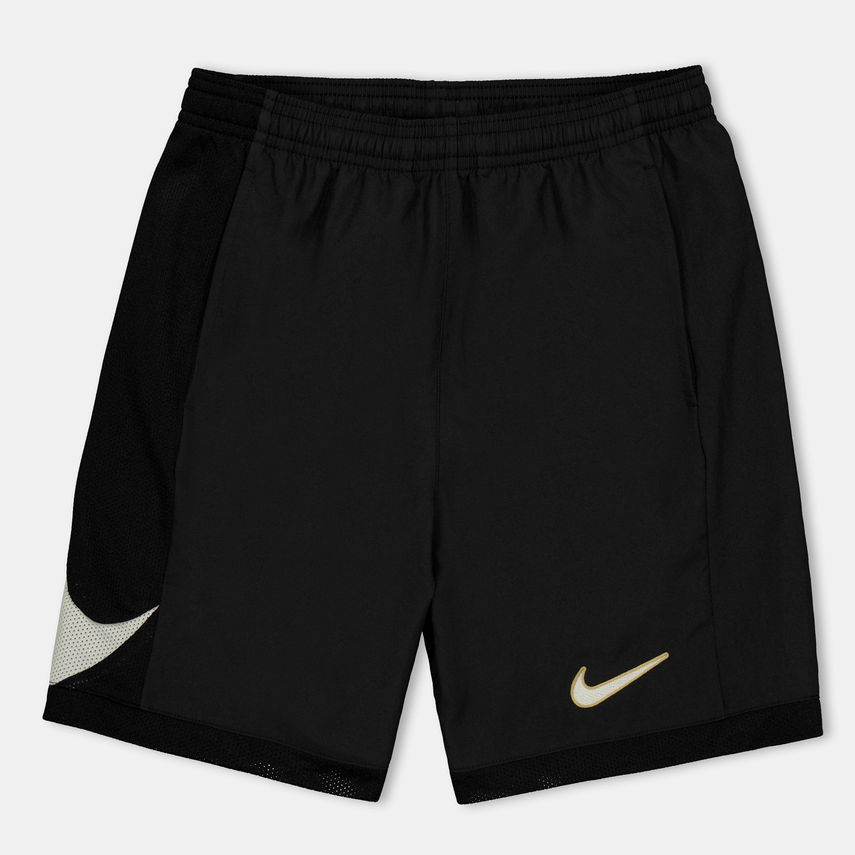Black/White - Nike - Dri-FIT Academy Big Kids' Graphic Soccer Shorts - 1