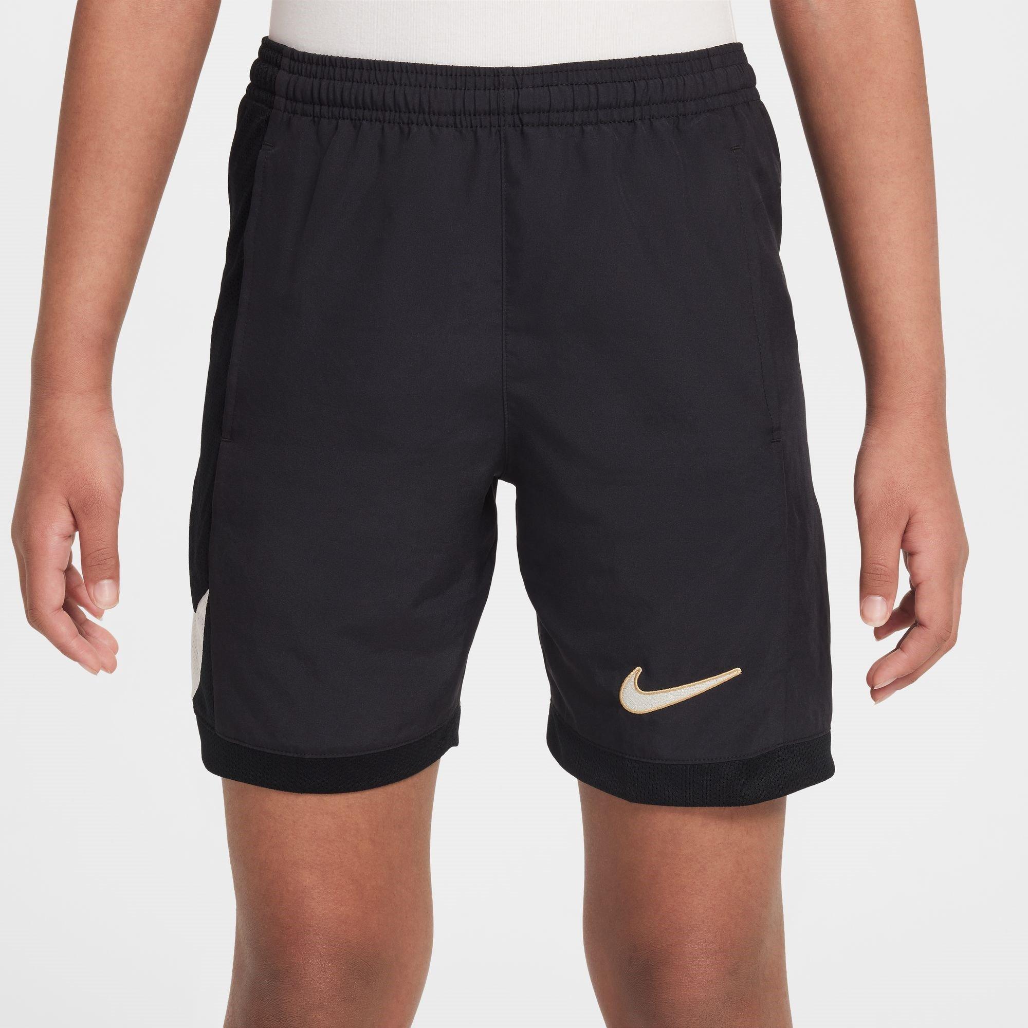 Schwarz/Weiß - Nike - Dri-FIT Academy Big Kids&#x27; Graphic Soccer Shorts - 11