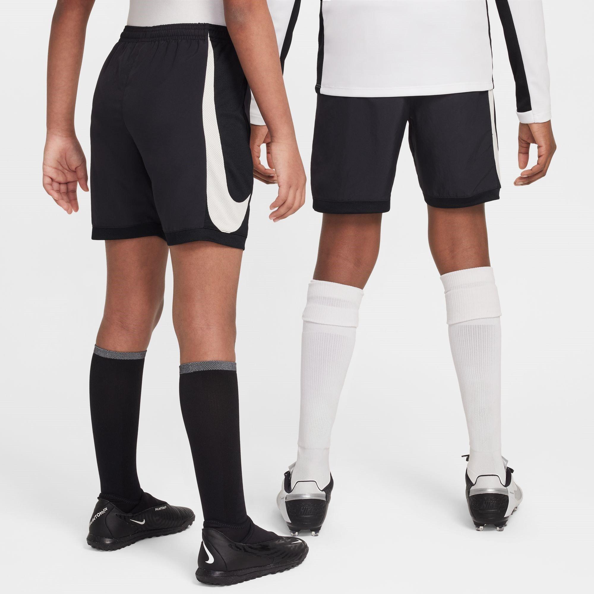 Schwarz/Weiß - Nike - Dri-FIT Academy Big Kids&#x27; Graphic Soccer Shorts - 4