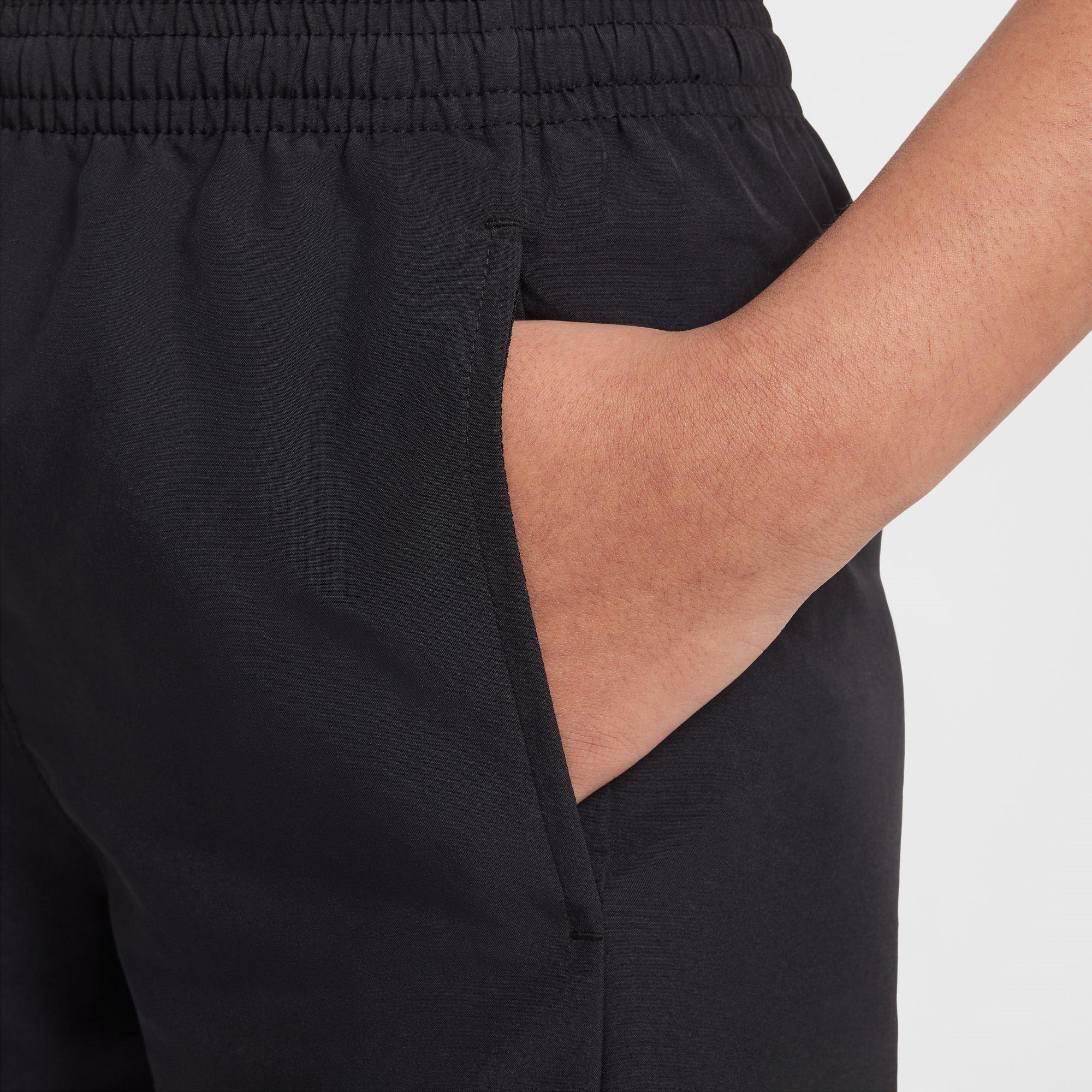 Schwarz/Weiß - Nike - Dri-FIT Academy Big Kids&#x27; Graphic Soccer Shorts - 8