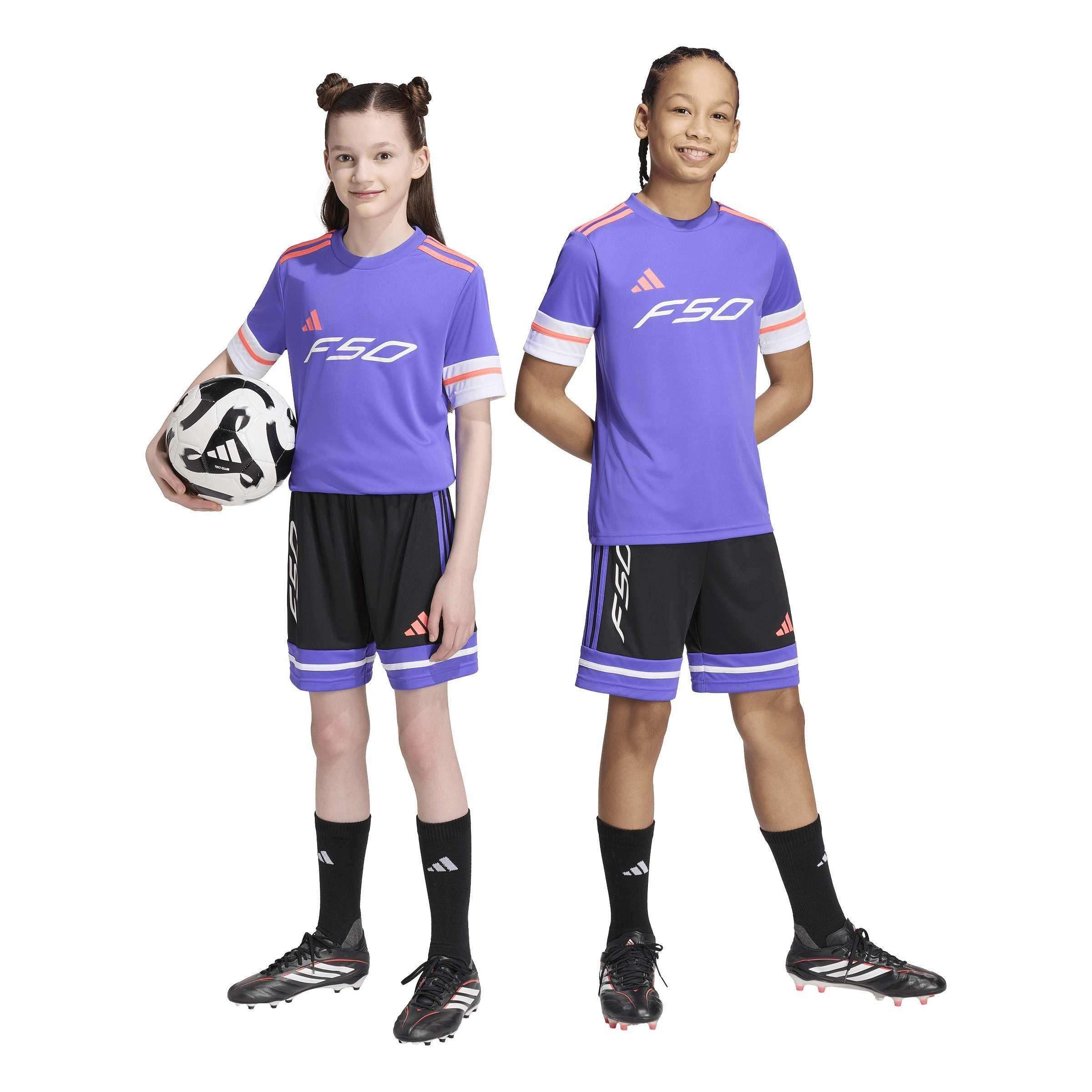 Black/Purple - adidas - Adidas F50 Shorts Kids - 2