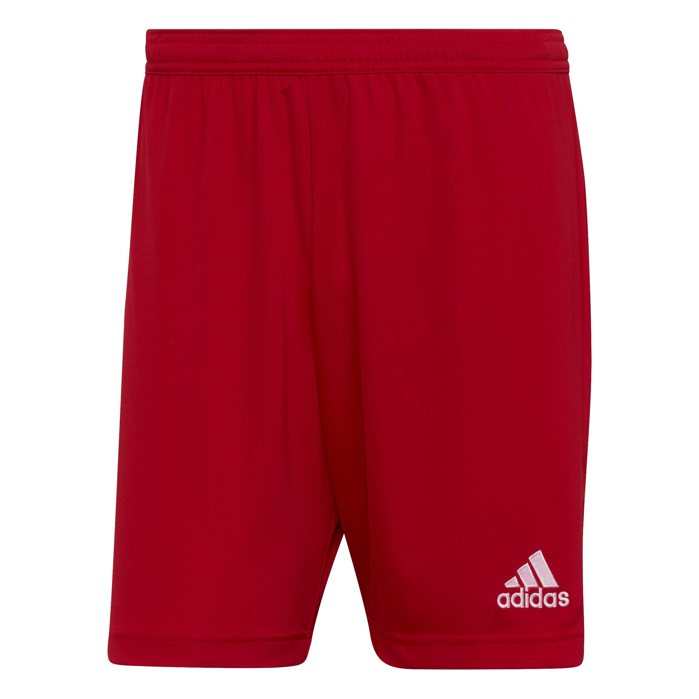 Adidas Men's Entrada 22 Shorts - Red - XS