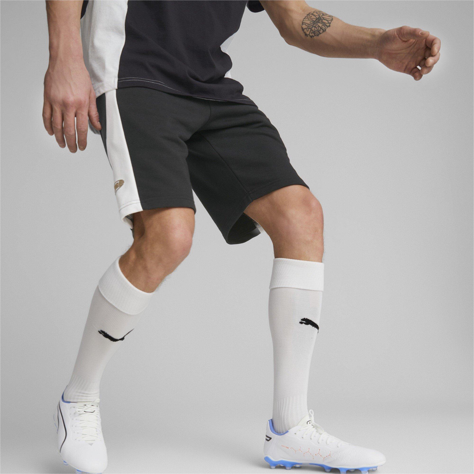 Preto/Cinza - Puma - Football Shorts - 3