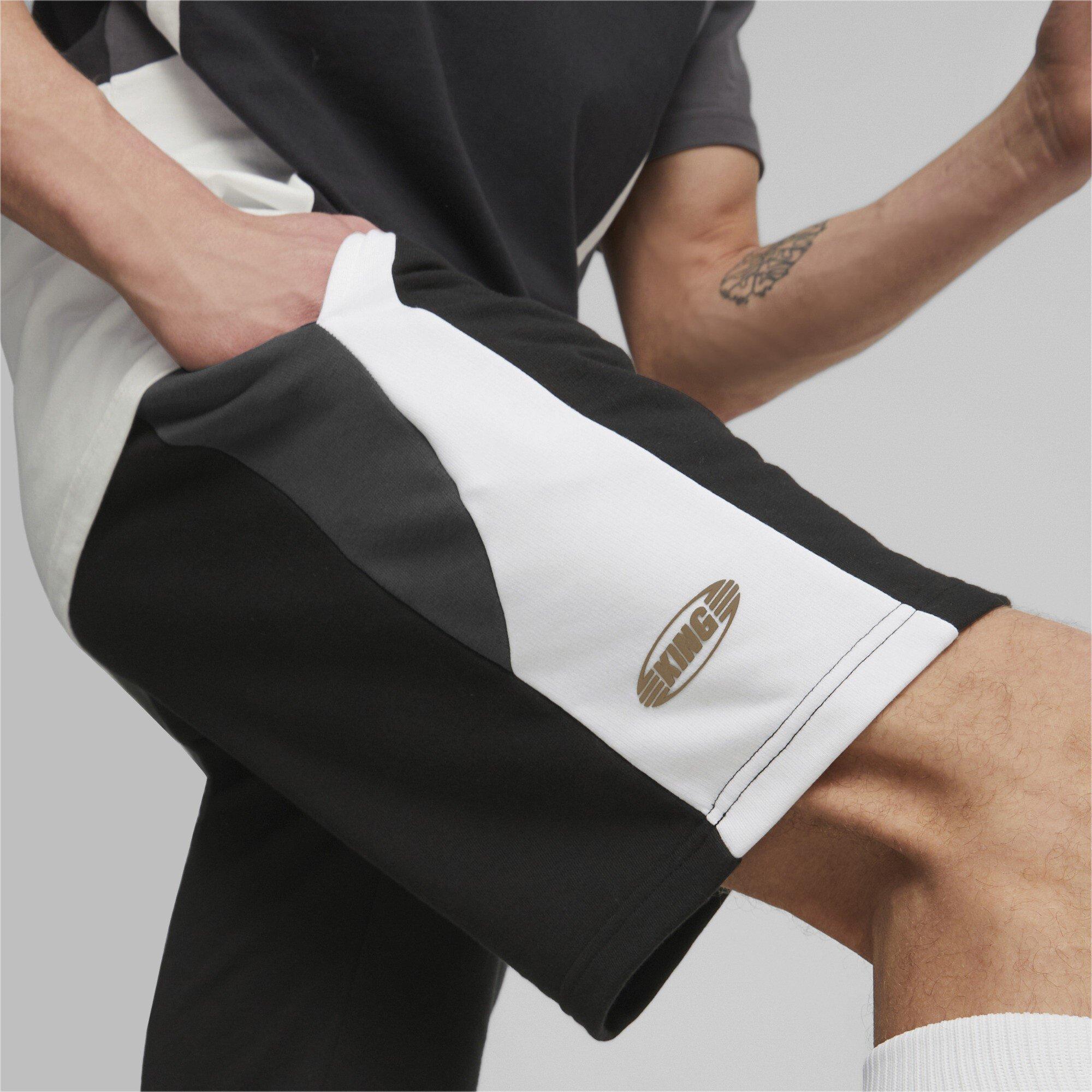 Preto/Cinza - Puma - Football Shorts - 4