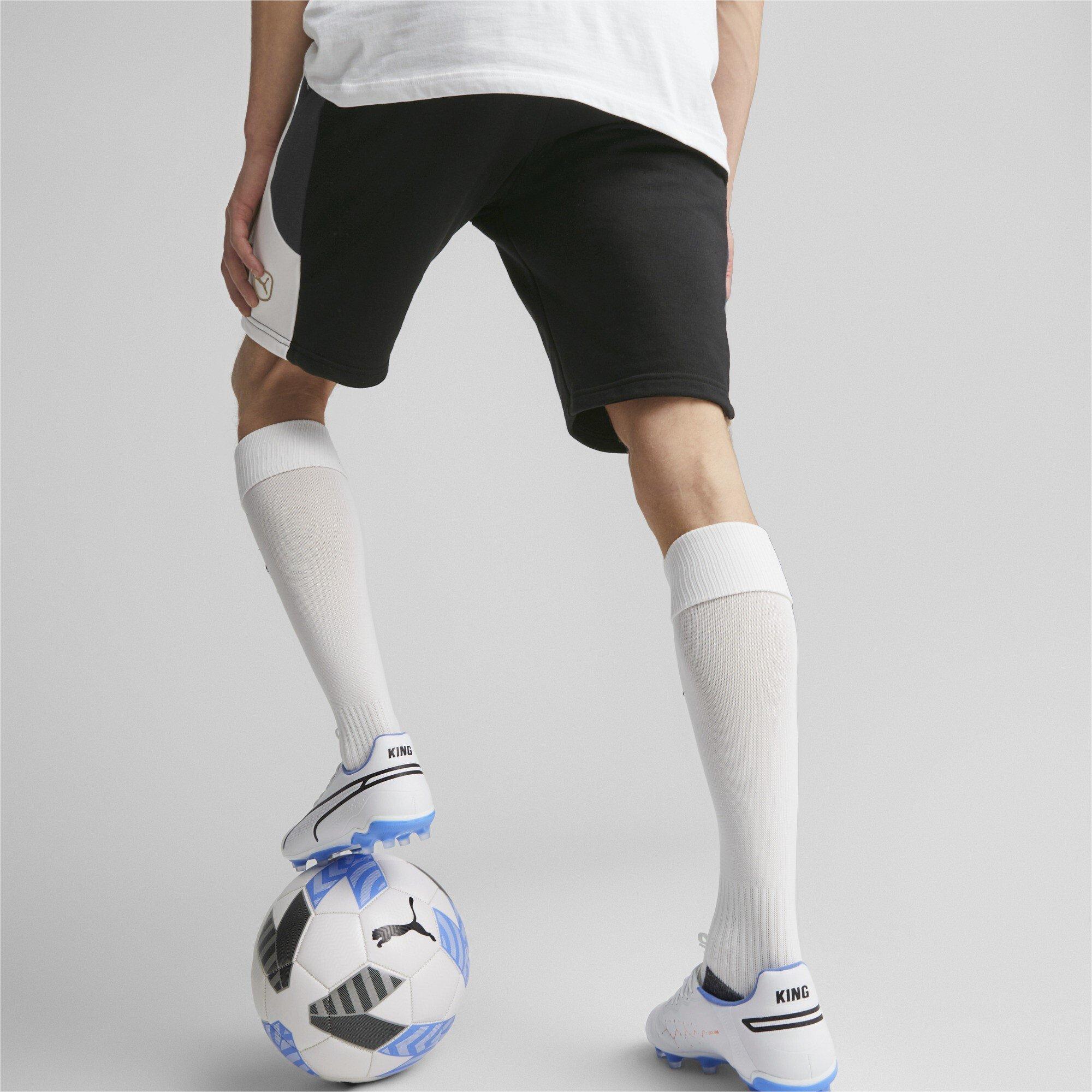 Preto/Cinza - Puma - Football Shorts - 5