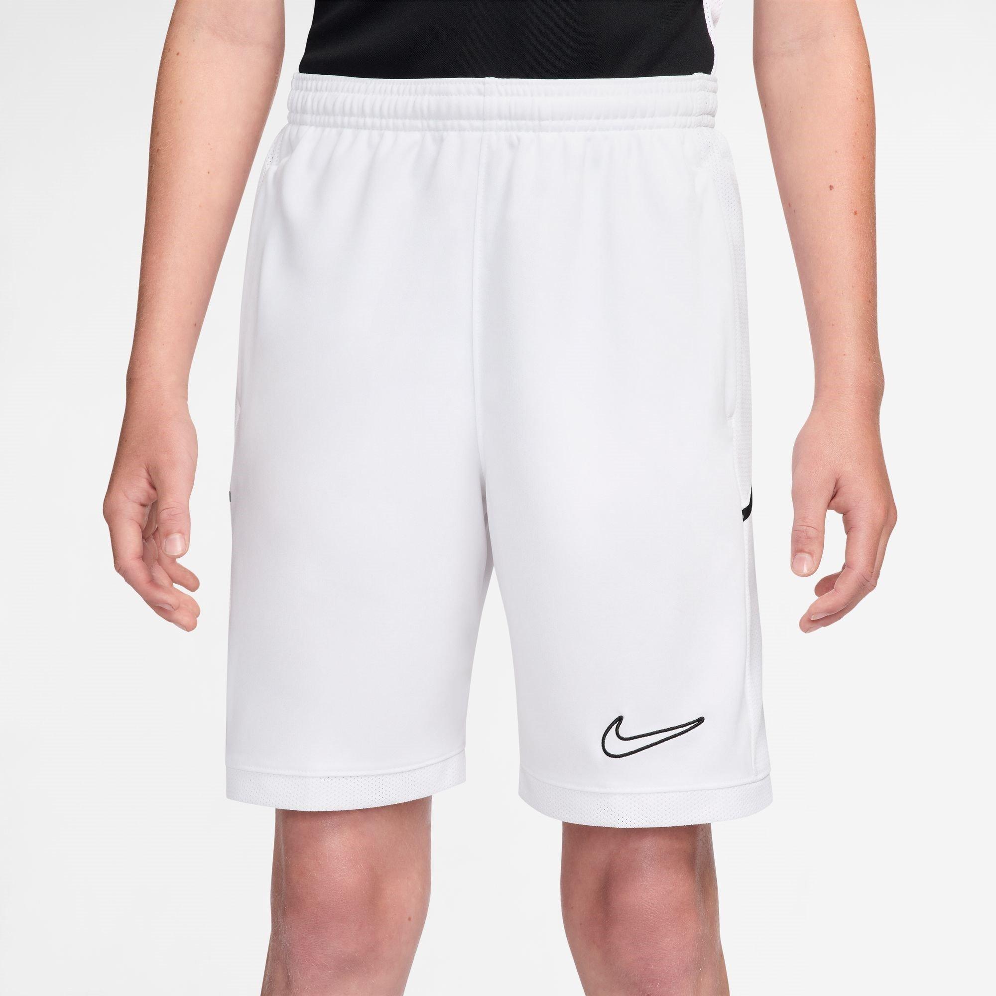 nike dri fit academy shorts white