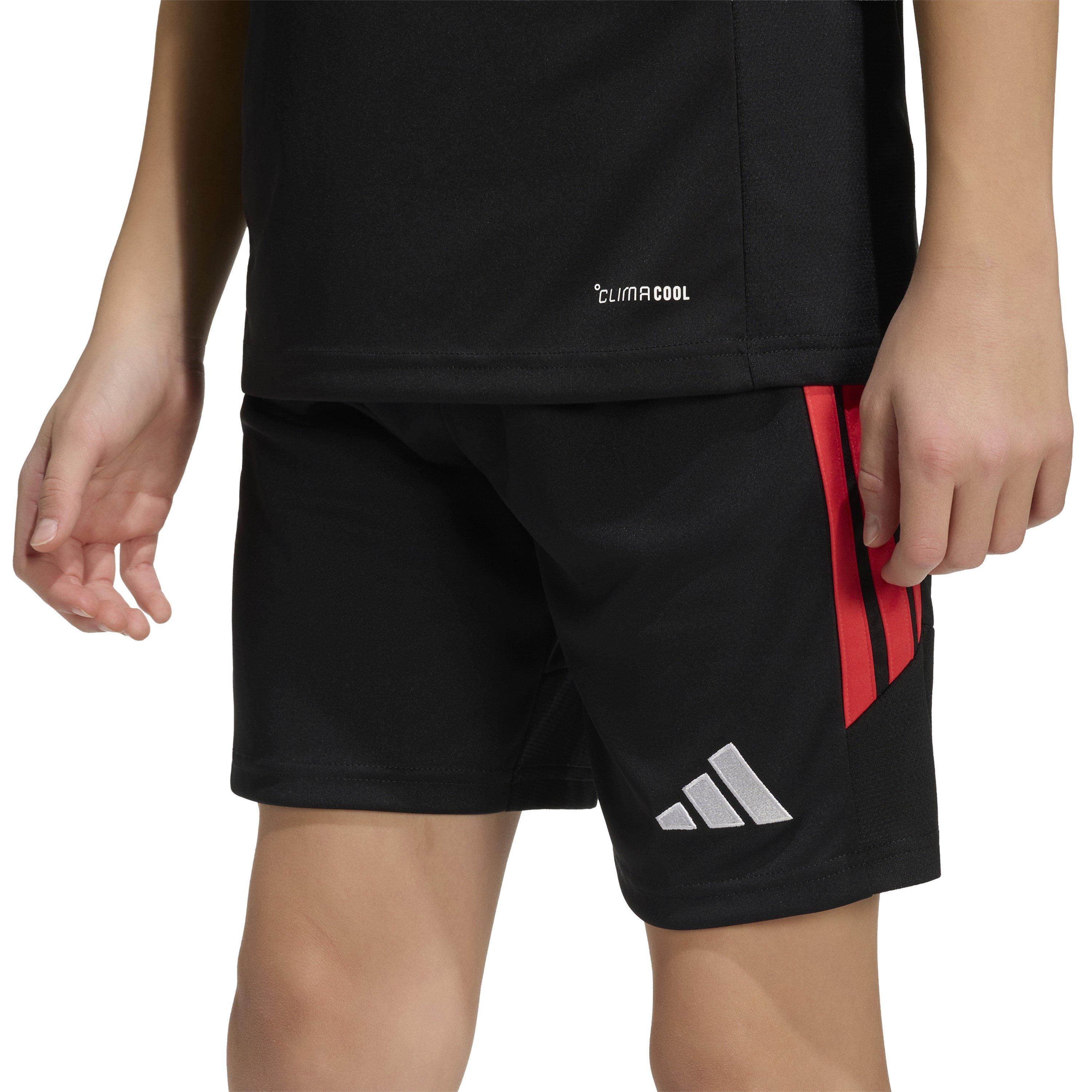 Black/Lucid Red - adidas - Kids' Tiro26L Football Shorts - 6
