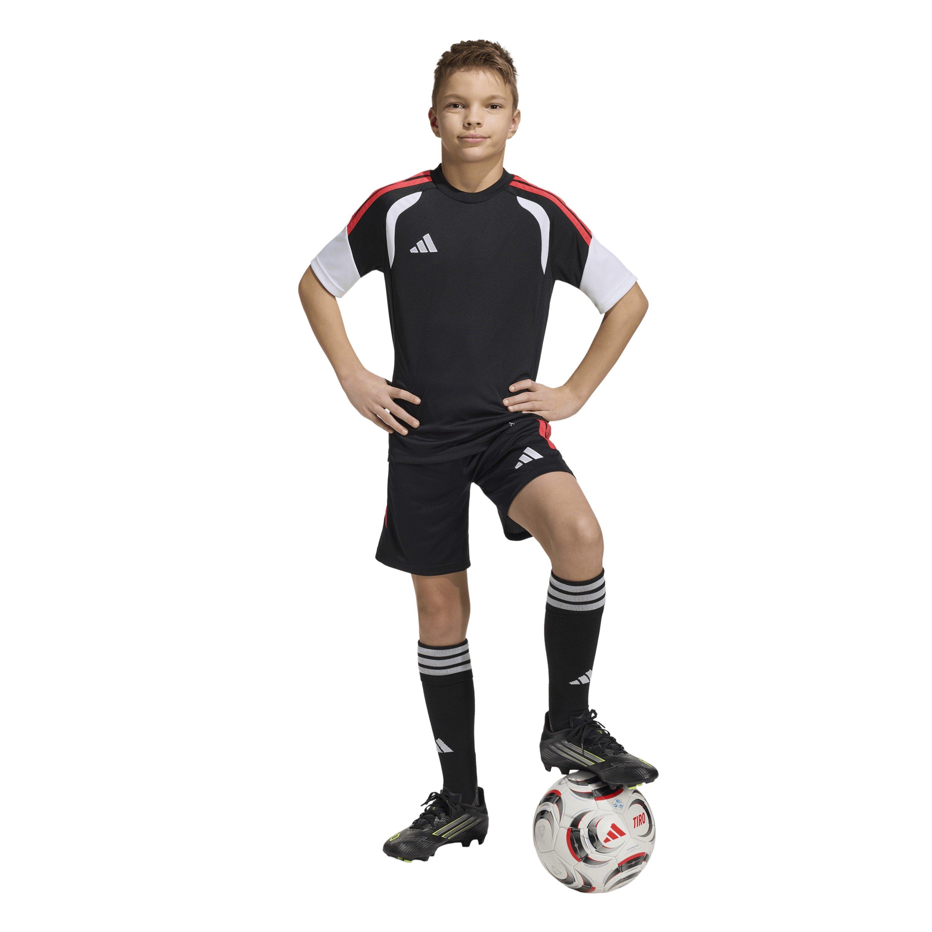 Black/Lucid Red - adidas - Kids' Tiro26L Football Shorts - 7