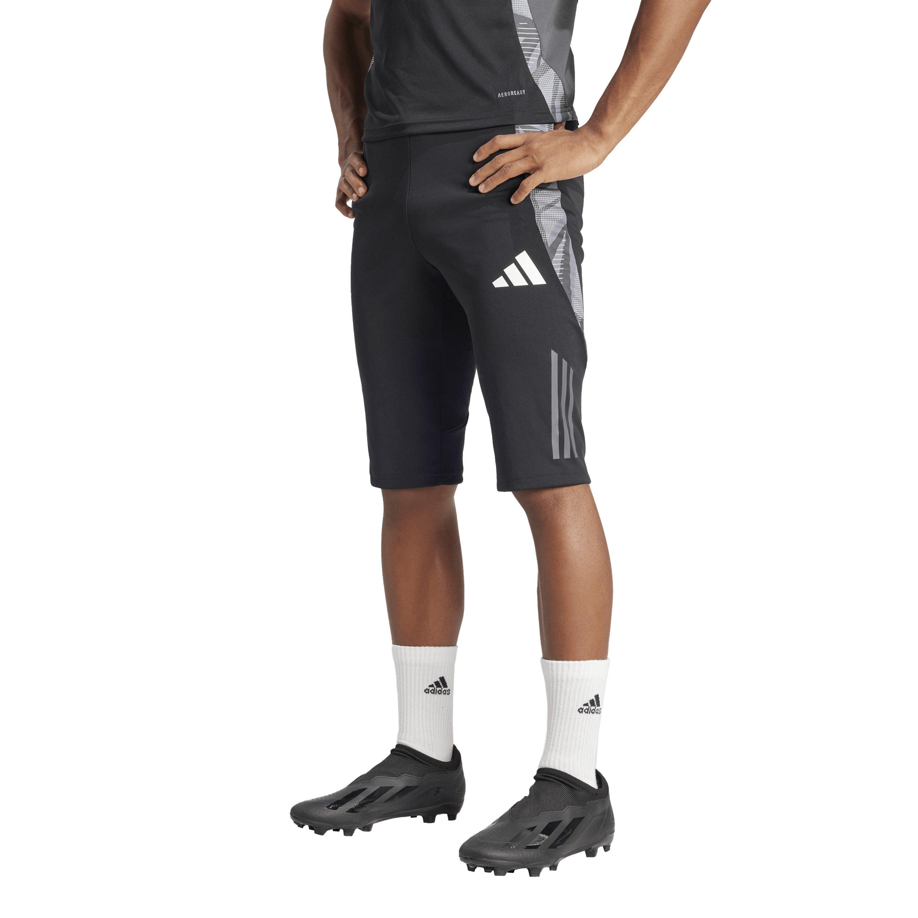 Crno/tamno sivo - adidas - Tiro24 C 1/2pnt Football Short Mens - 2