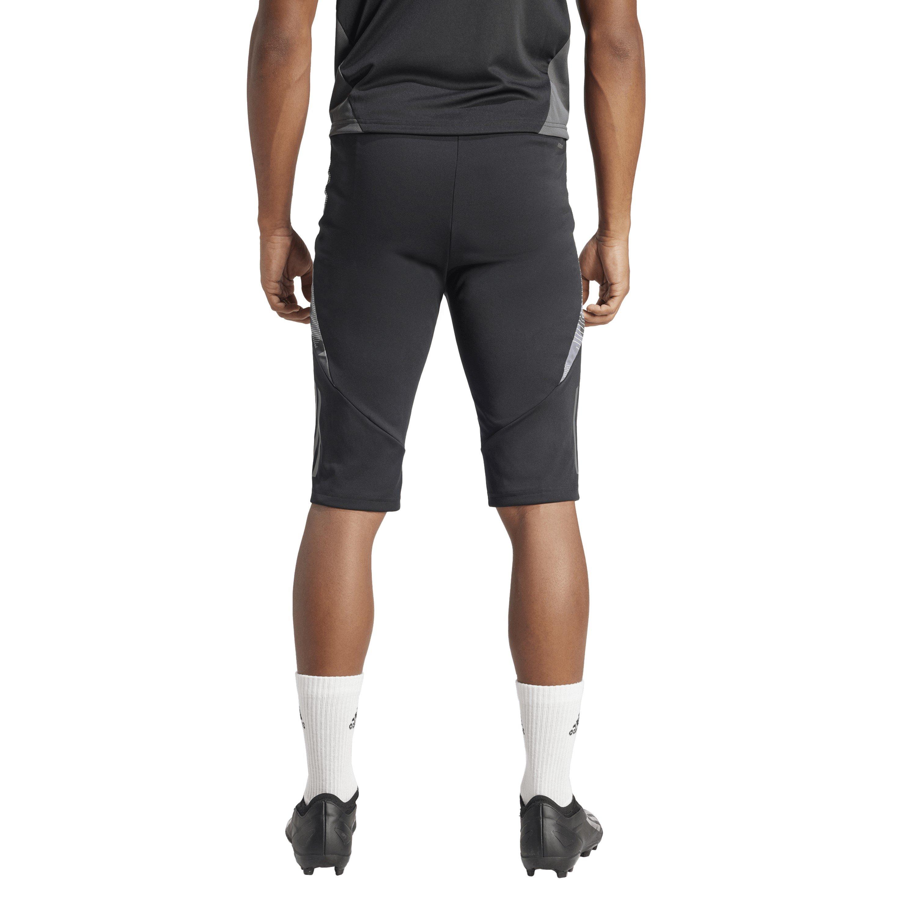 Crno/tamno sivo - adidas - Tiro24 C 1/2pnt Football Short Mens - 3