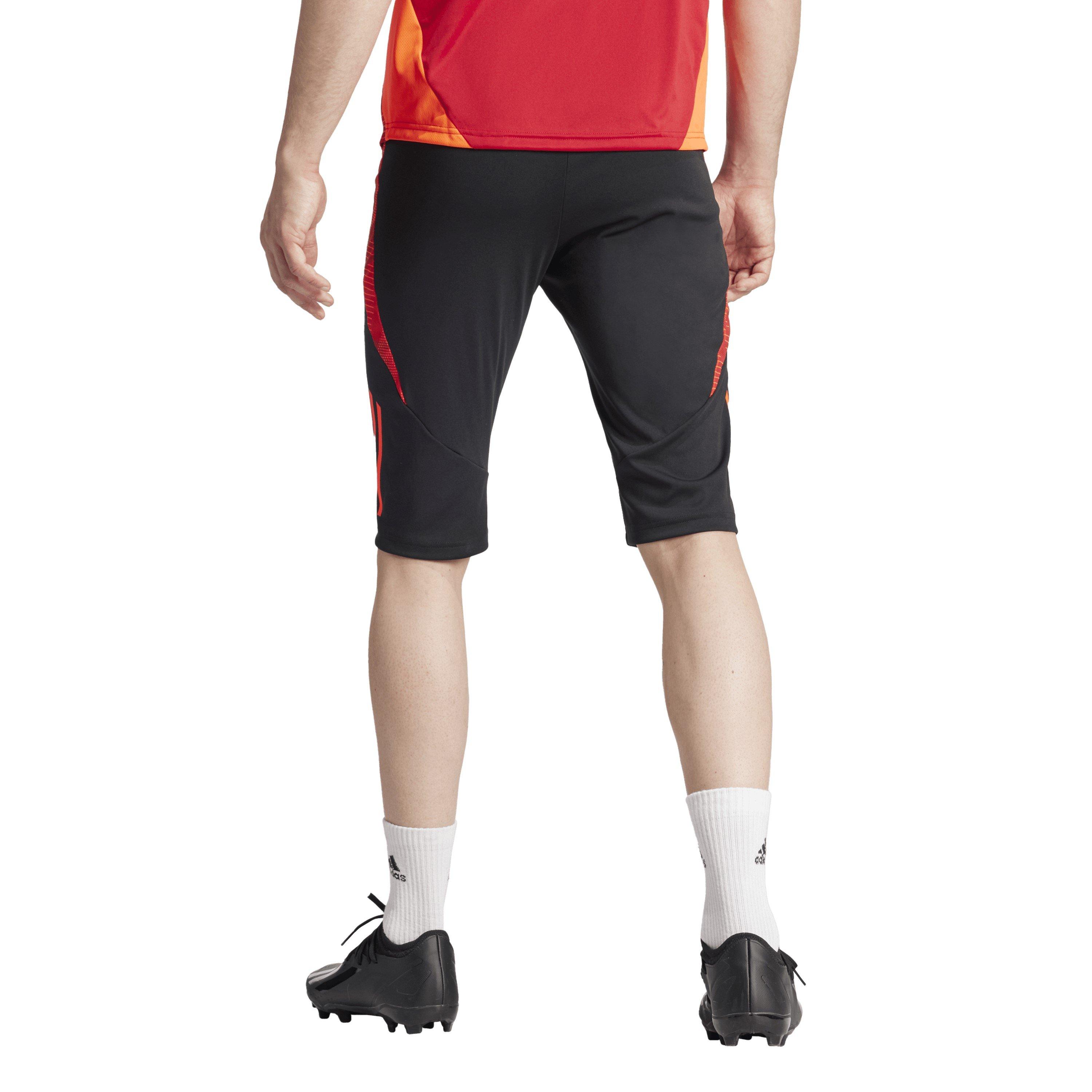 Black/Solar Red - adidas - Men's Tiro24 Football Shorts - 3