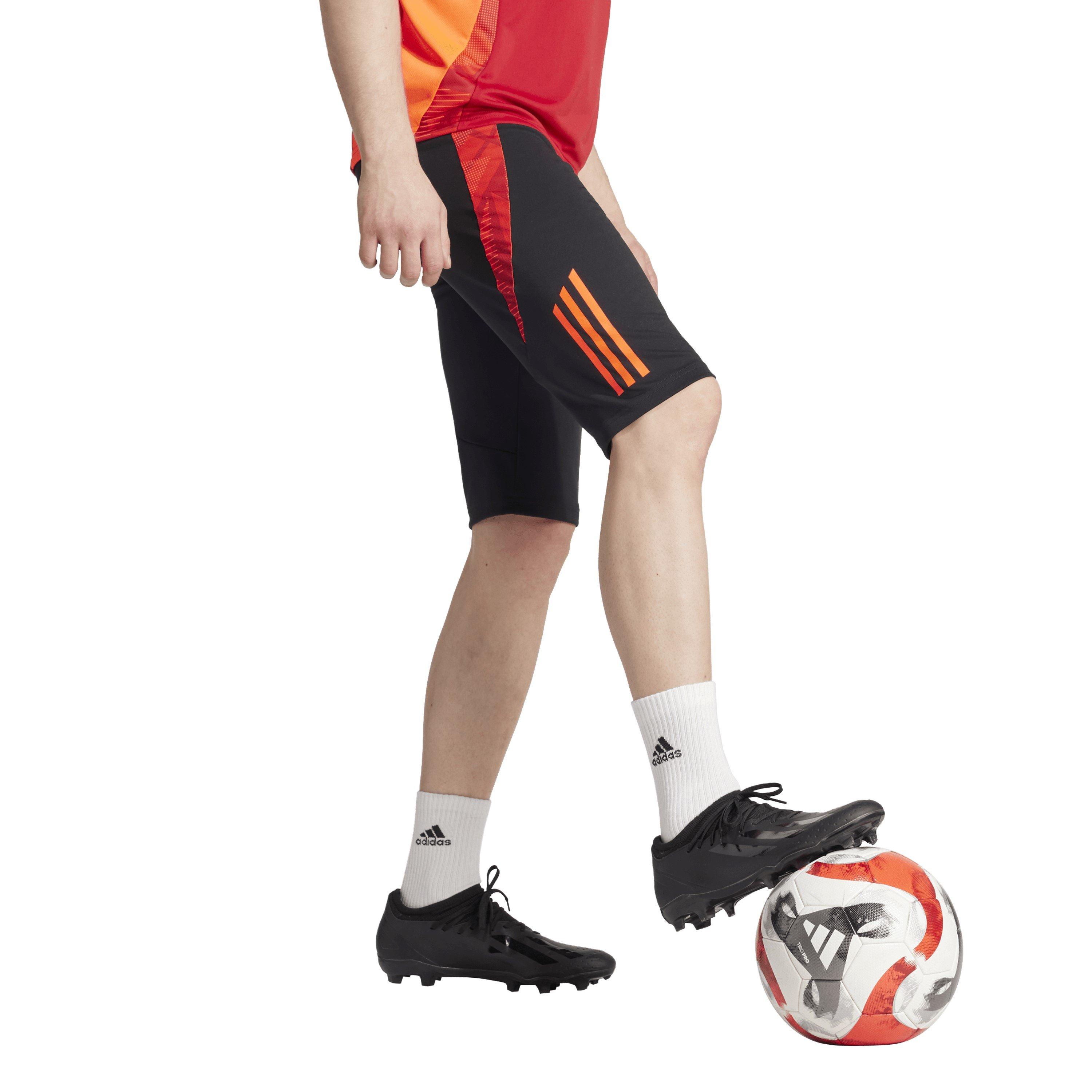 Black/Solar Red - adidas - Men's Tiro24 Football Shorts - 6