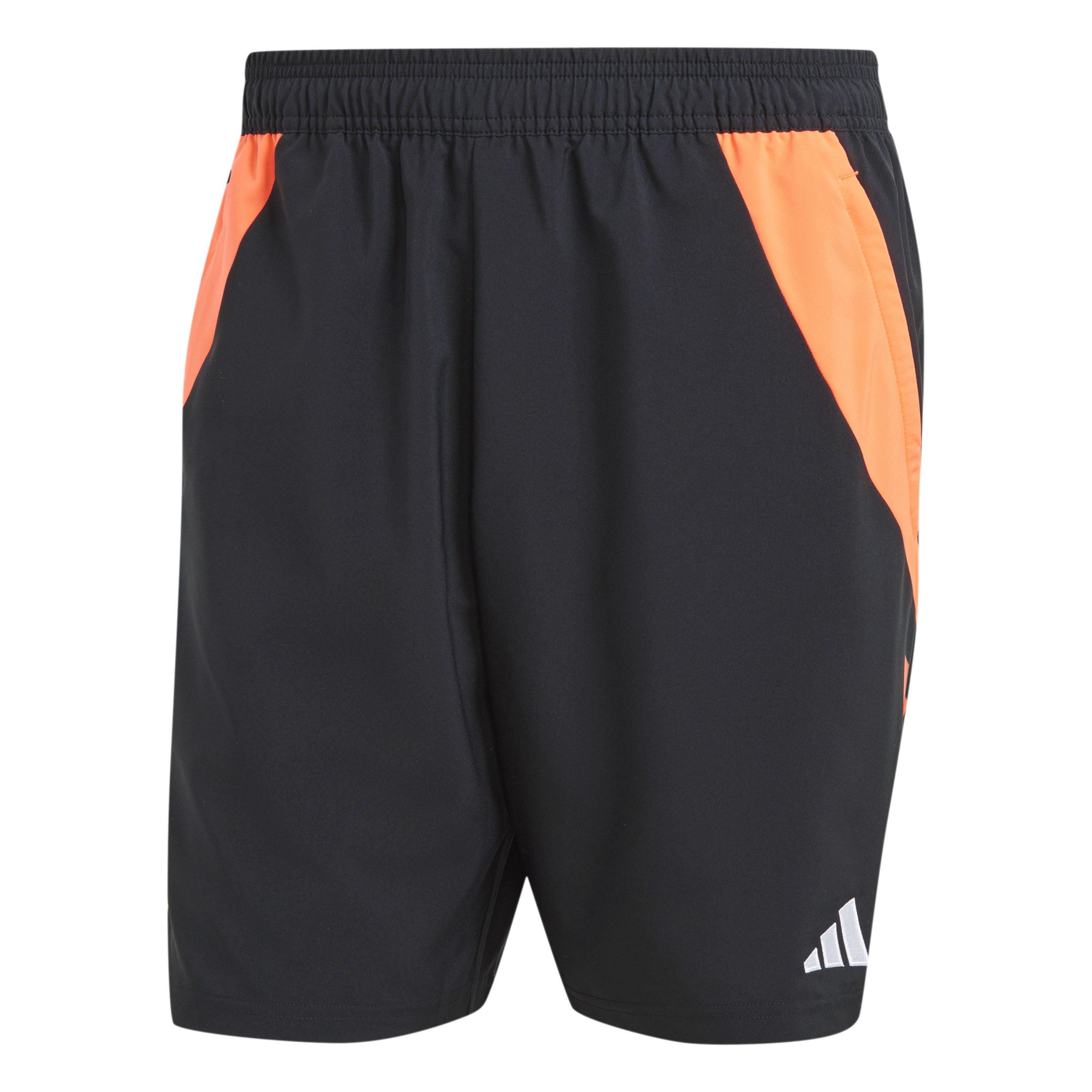 Adidas Men's Tiro24 Football Shorts - Black/Solar Red - 2XL