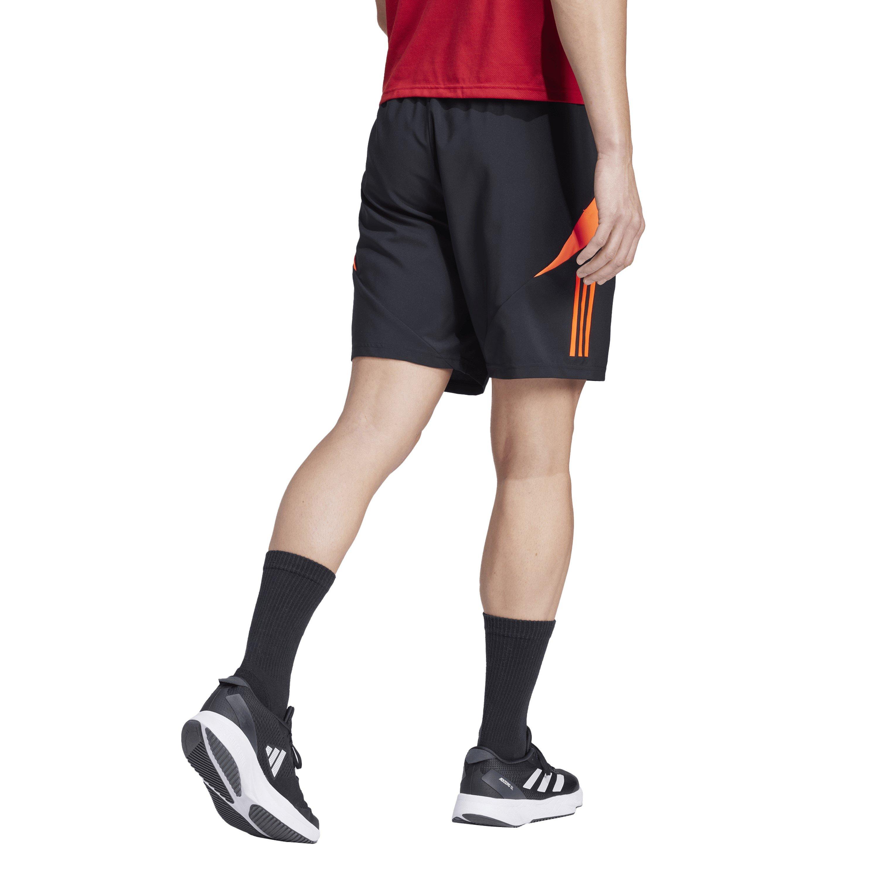 Black/Solar Red - adidas - Tiro24 C Dt Sho Football Short Mens - 3