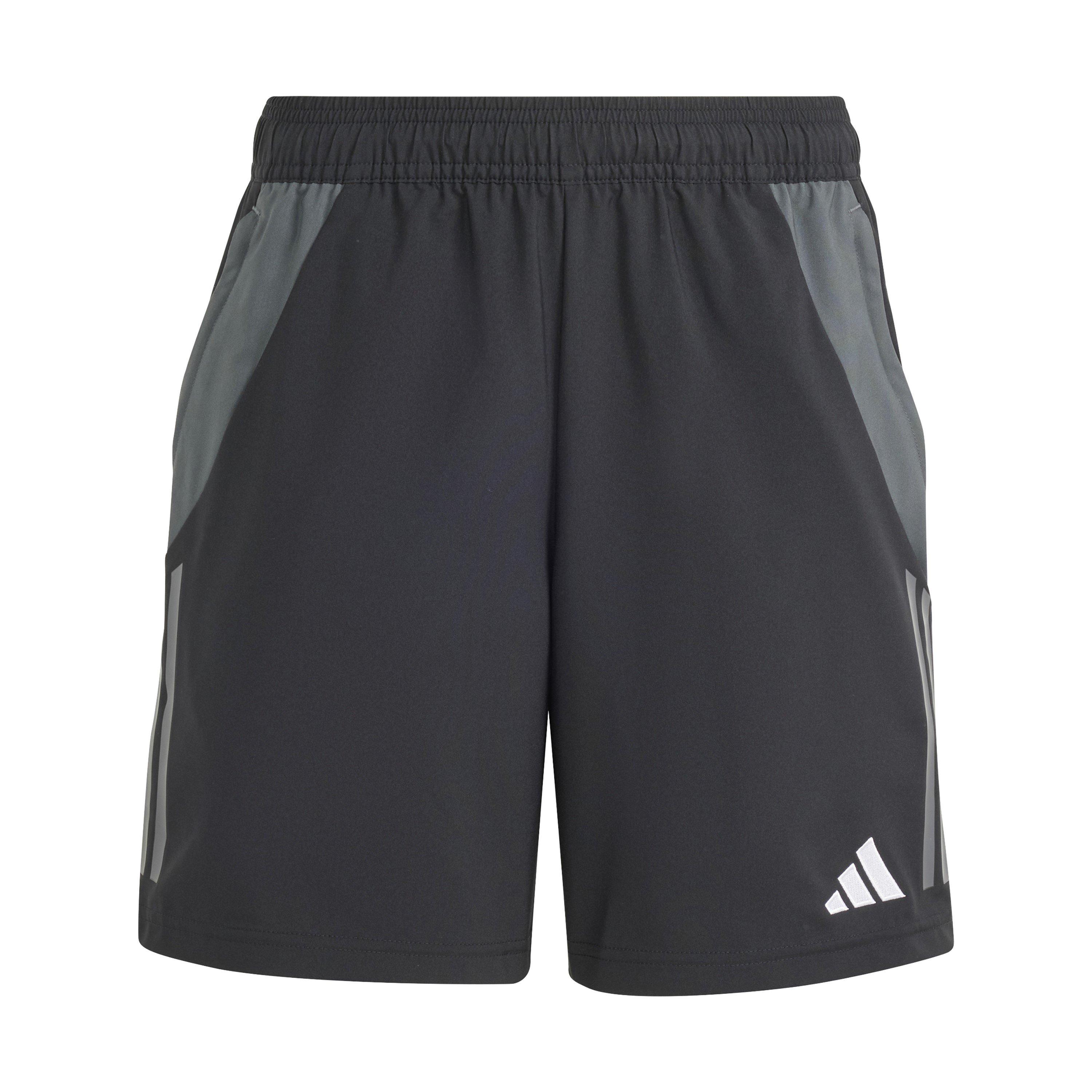 Adidas  Black/Dark Grey Kids' Tiro24 Football Shorts - 15-16 Yrs